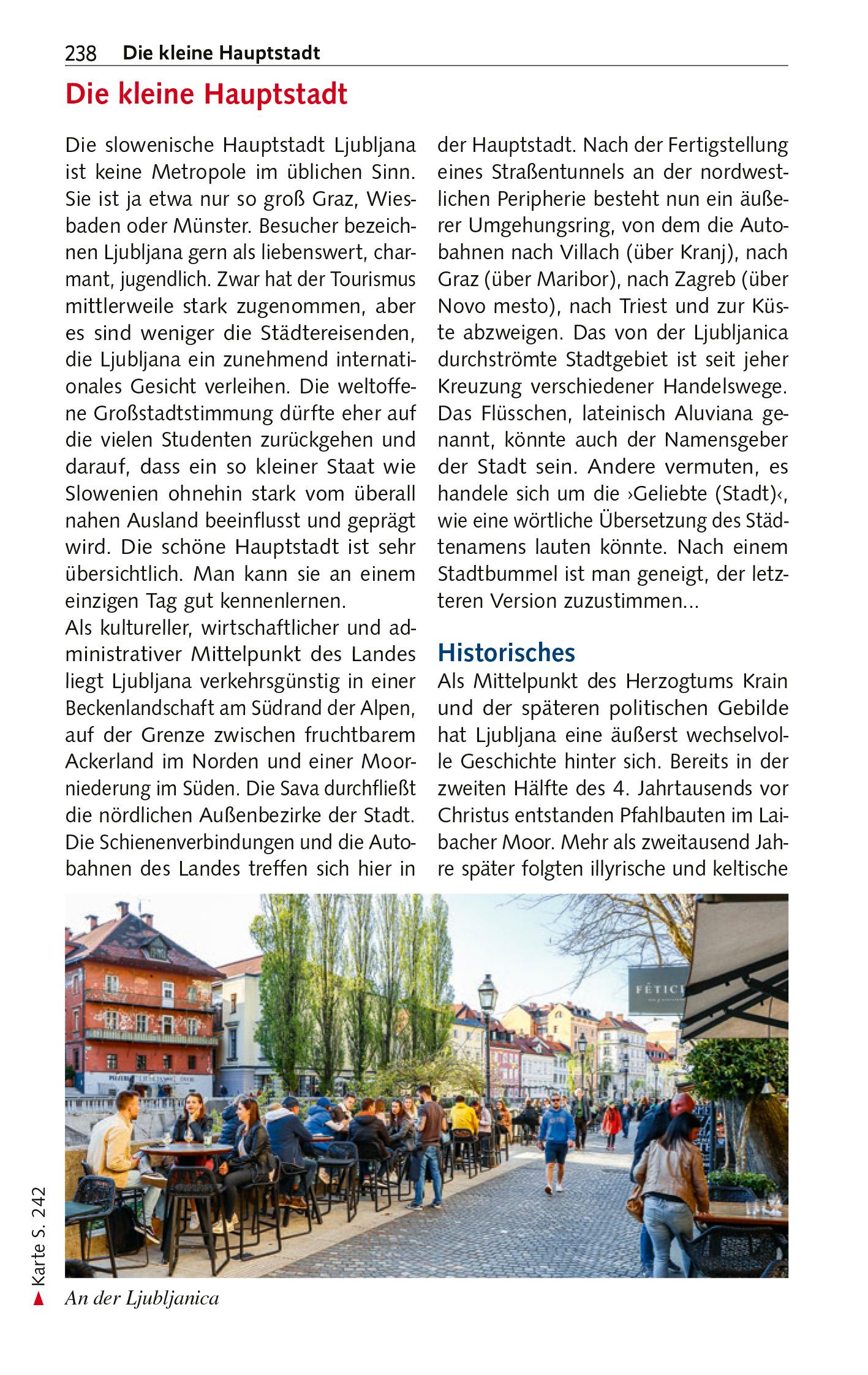 Beispielinhalt (Bild) TRESCHER Reiseführer Slowenien