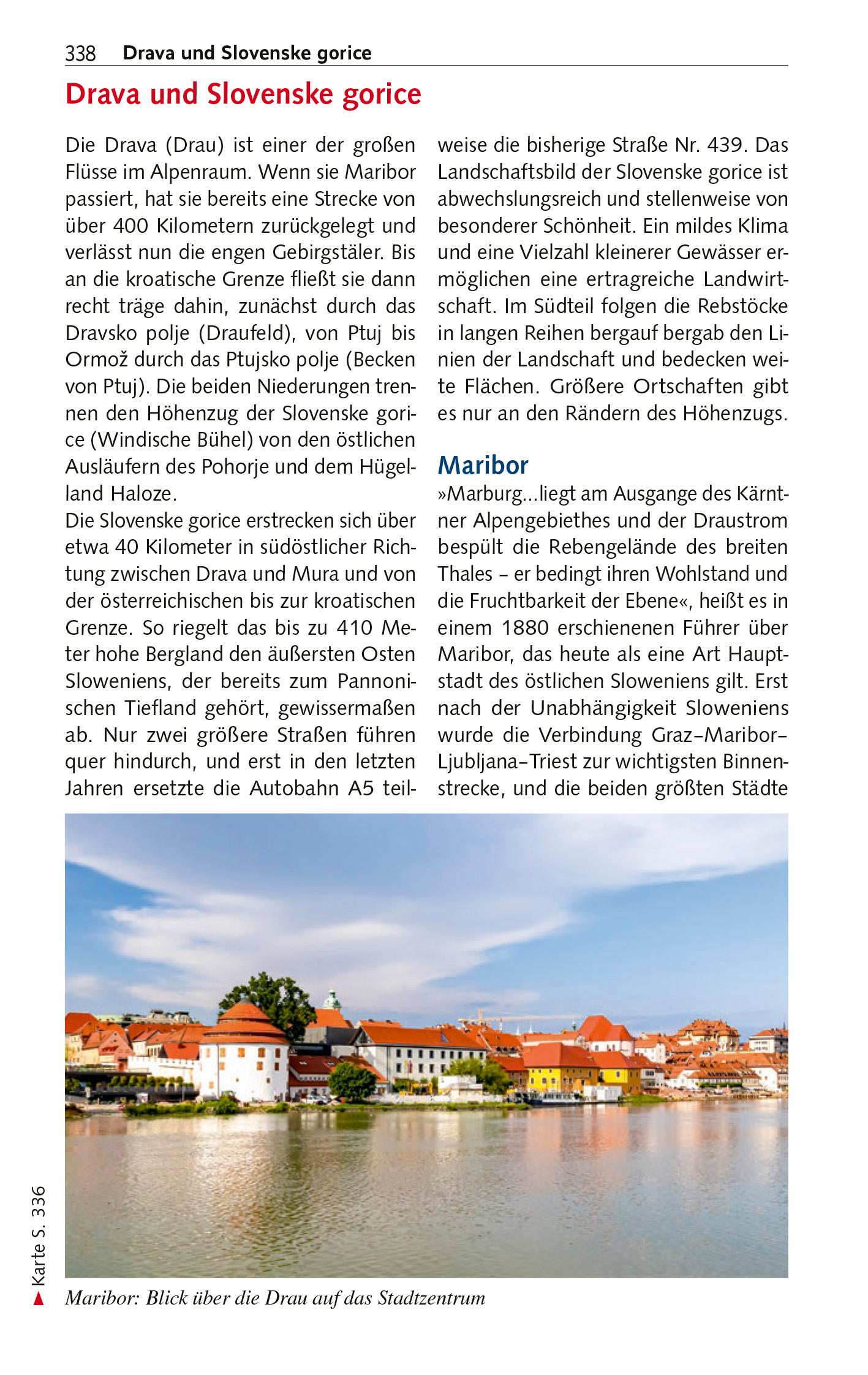 Beispielinhalt (Bild) TRESCHER Reiseführer Slowenien