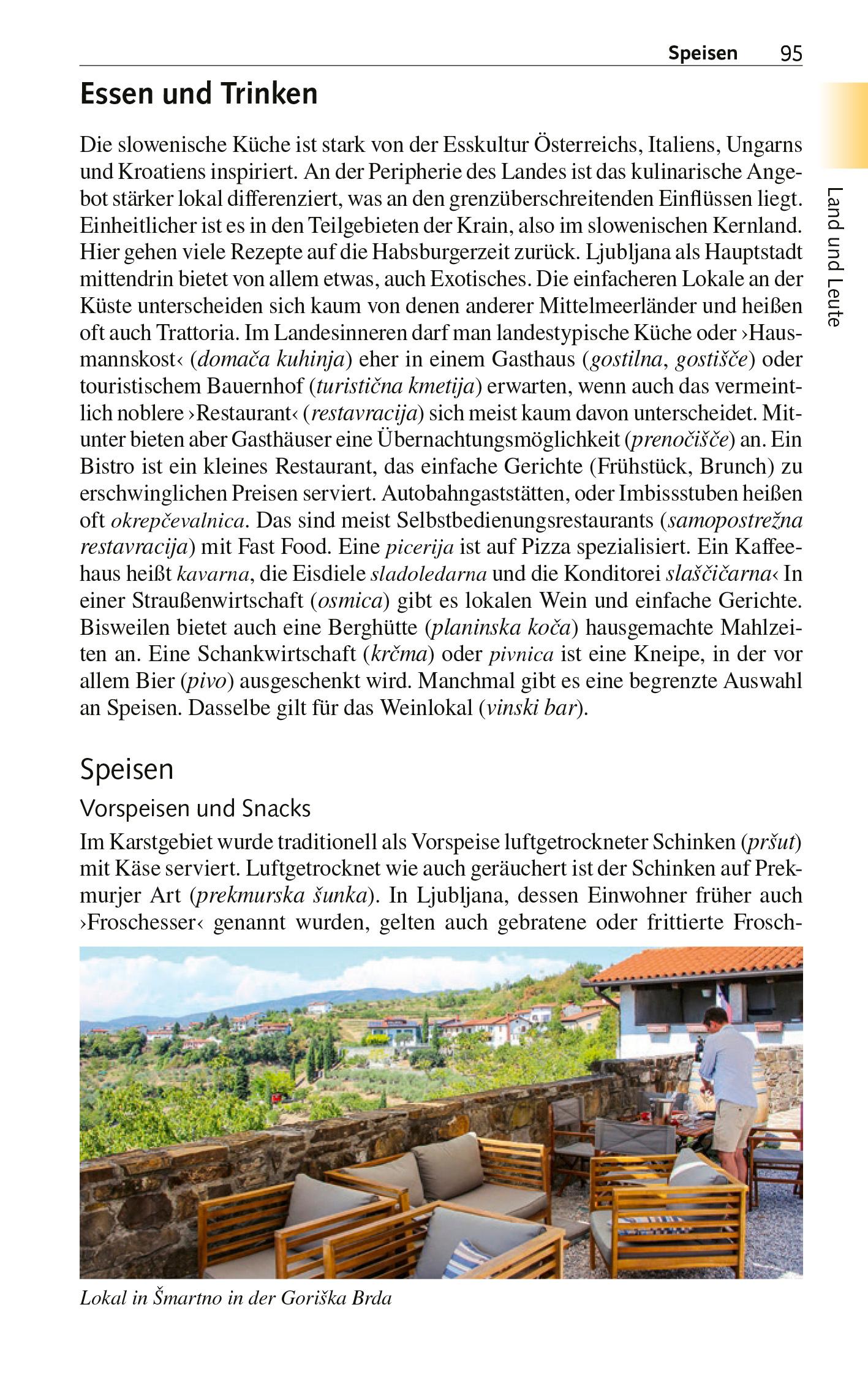 Beispielinhalt (Bild) TRESCHER Reiseführer Slowenien