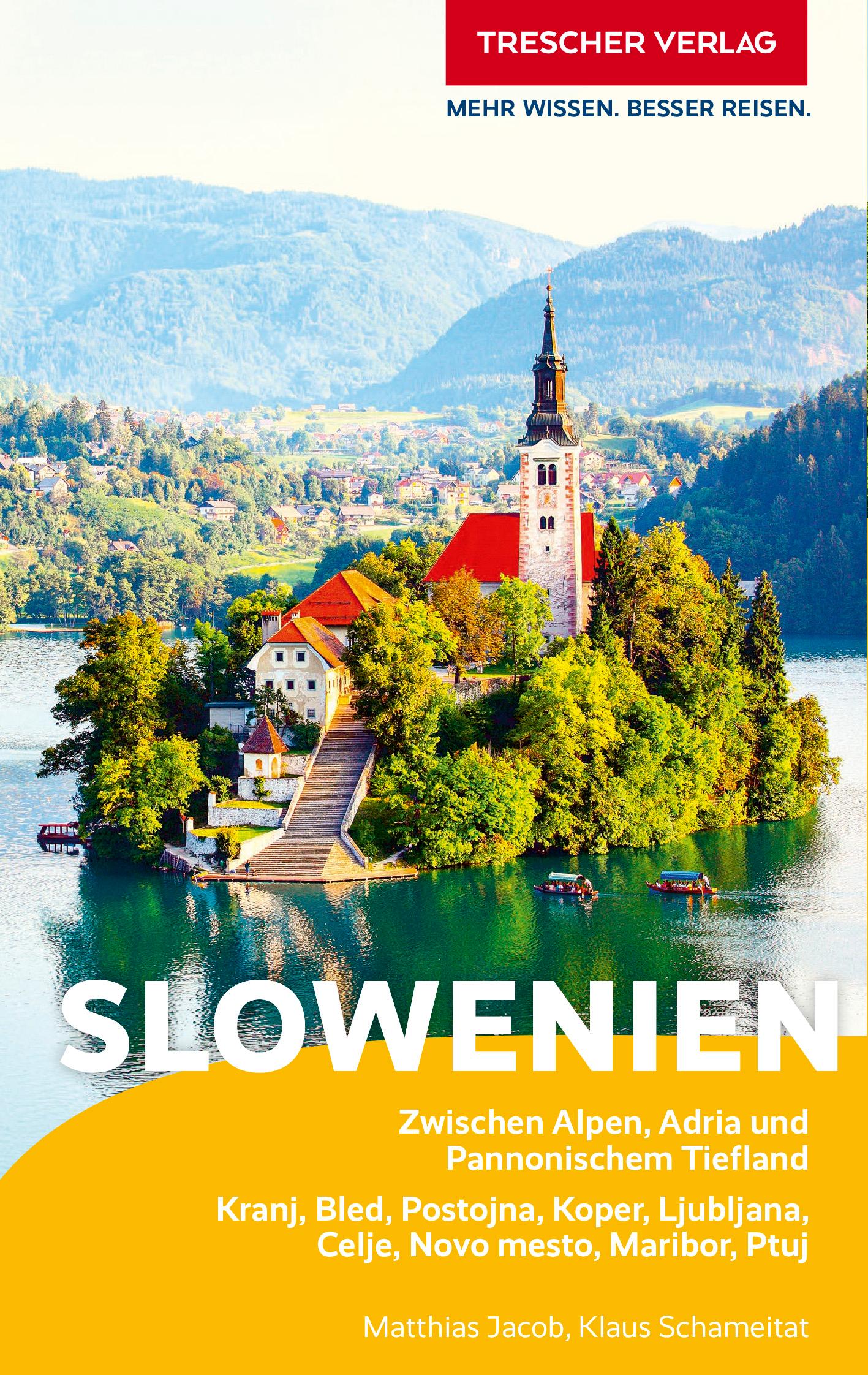 Vorderes Coverbild TRESCHER Reiseführer Slowenien
