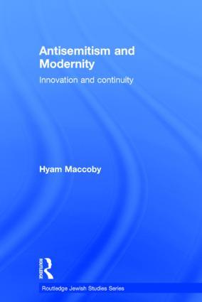 Vorderes Coverbild Antisemitism and Modernity