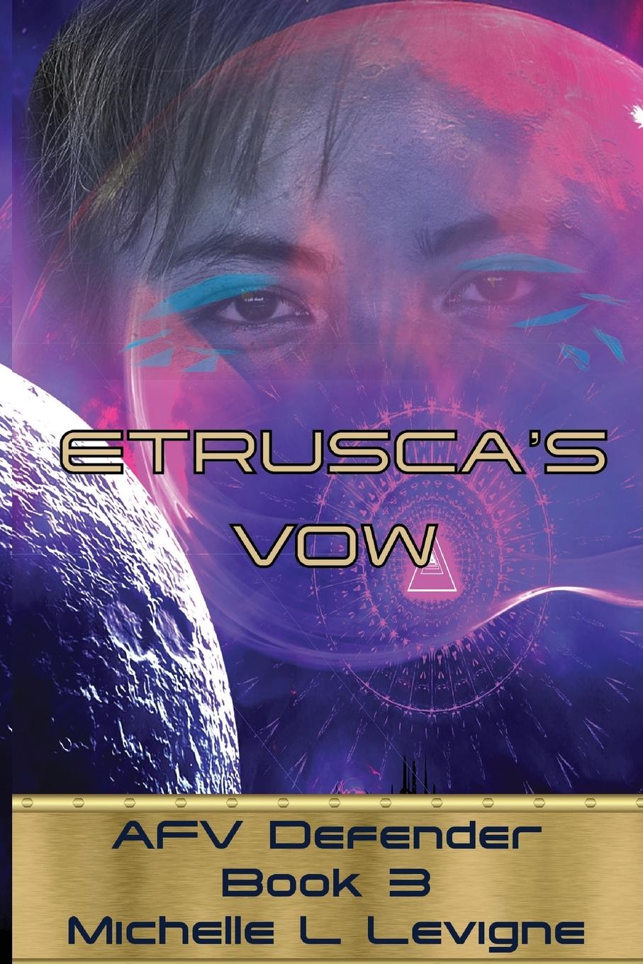 Vorderes Coverbild Etrusca's Vow. AFV Defender Book 3
