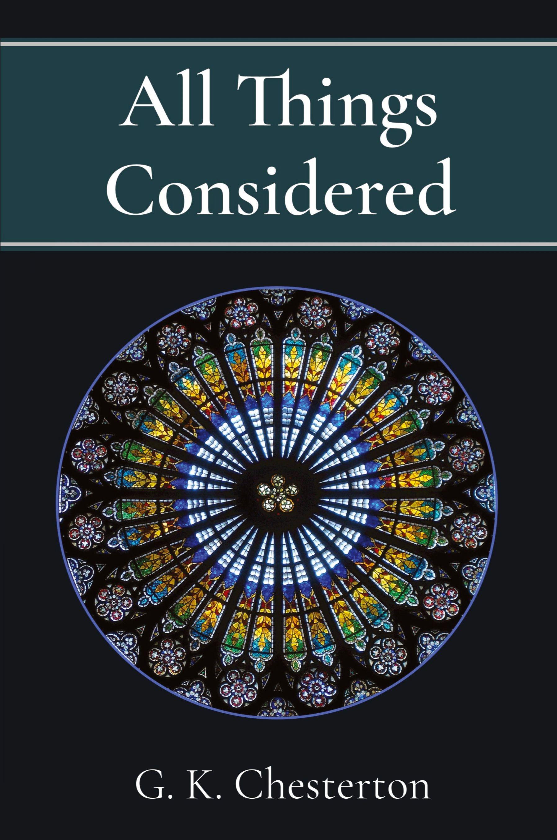 Vorderes Coverbild All Things Considered