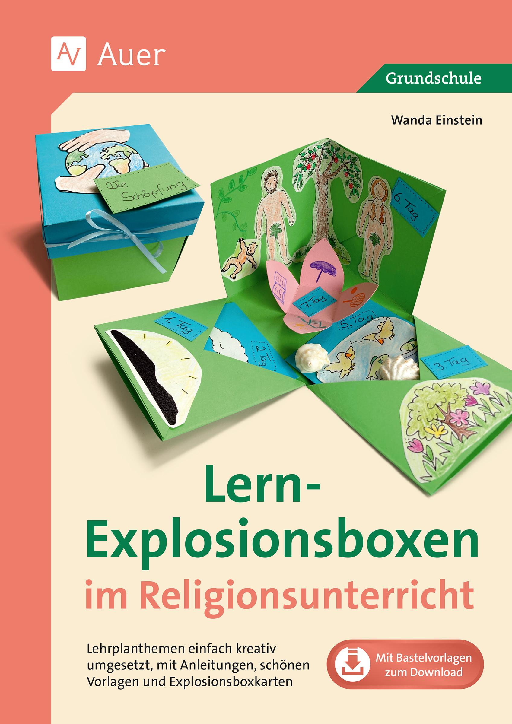 Vorderes Coverbild Lern-Explosionsboxen im Religionsunterricht