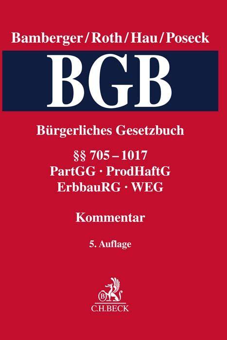 Vorderes Coverbild Bürgerliches Gesetzbuch  Band 3: §§ 705-1017, PartGG, ProdHaftG, ErbbauRG, WEG
