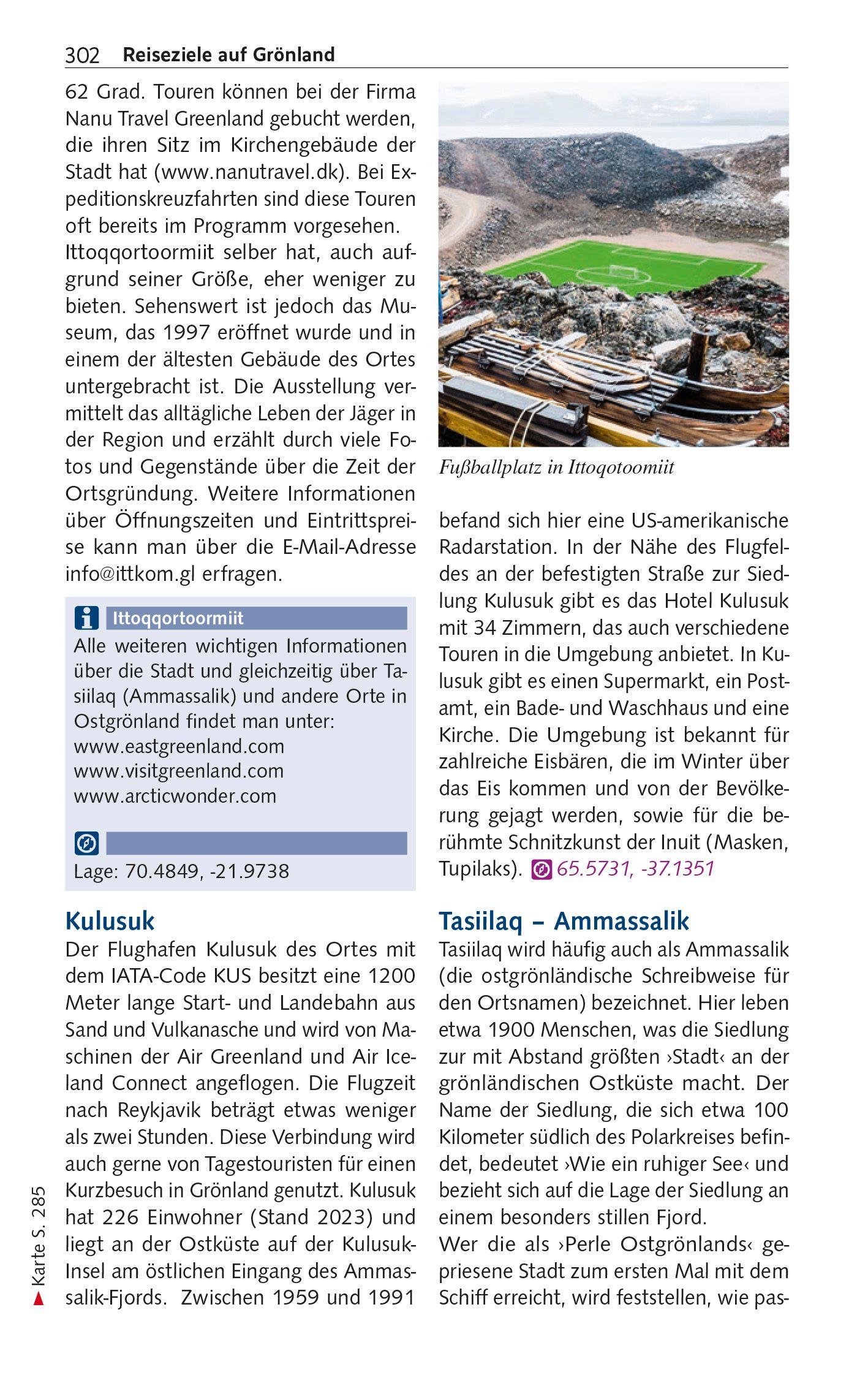 Beispielinhalt (Bild) TRESCHER Reiseführer Kreuzfahrten Nordmeer und Arktis