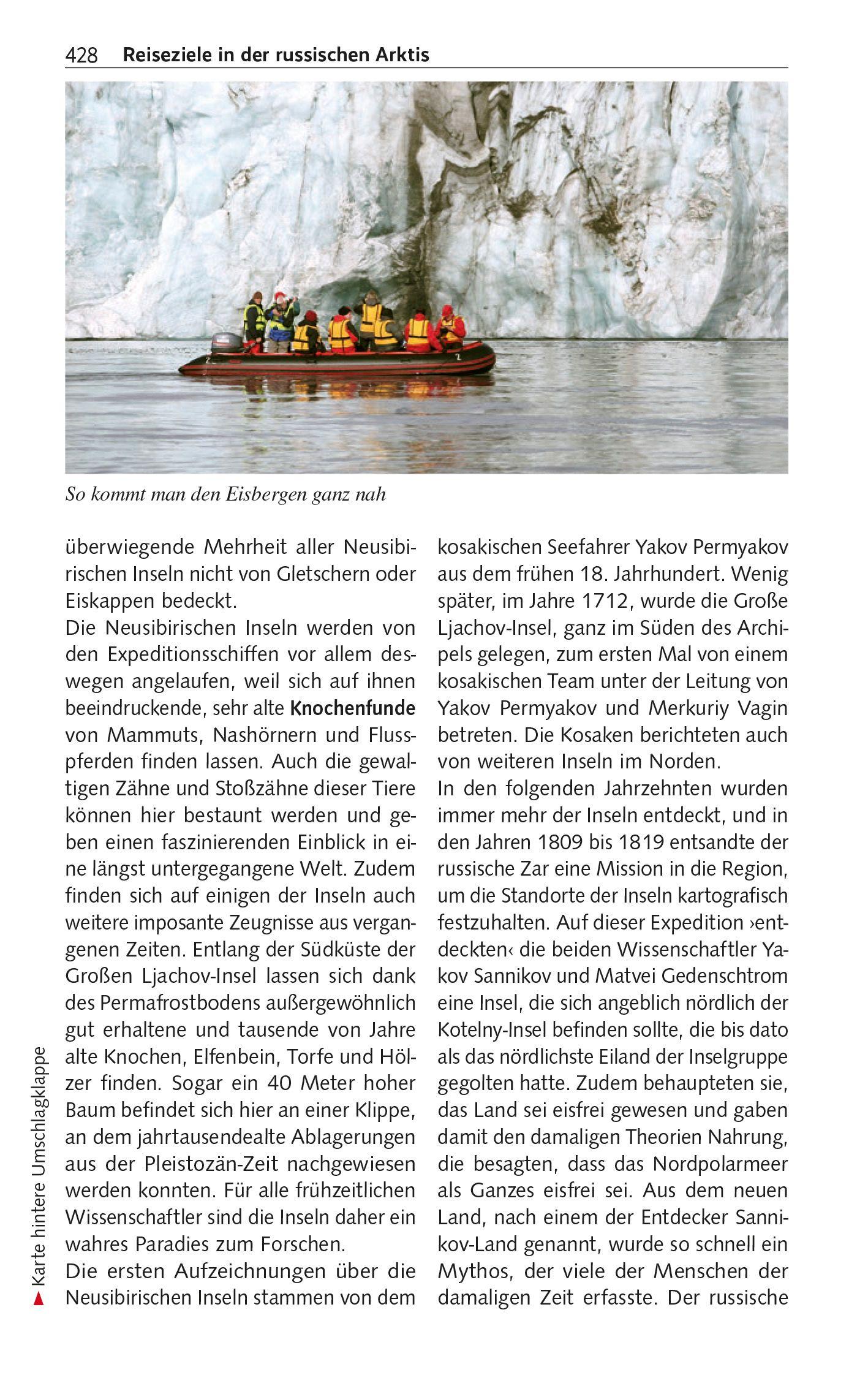 Beispielinhalt (Bild) TRESCHER Reiseführer Kreuzfahrten Nordmeer und Arktis