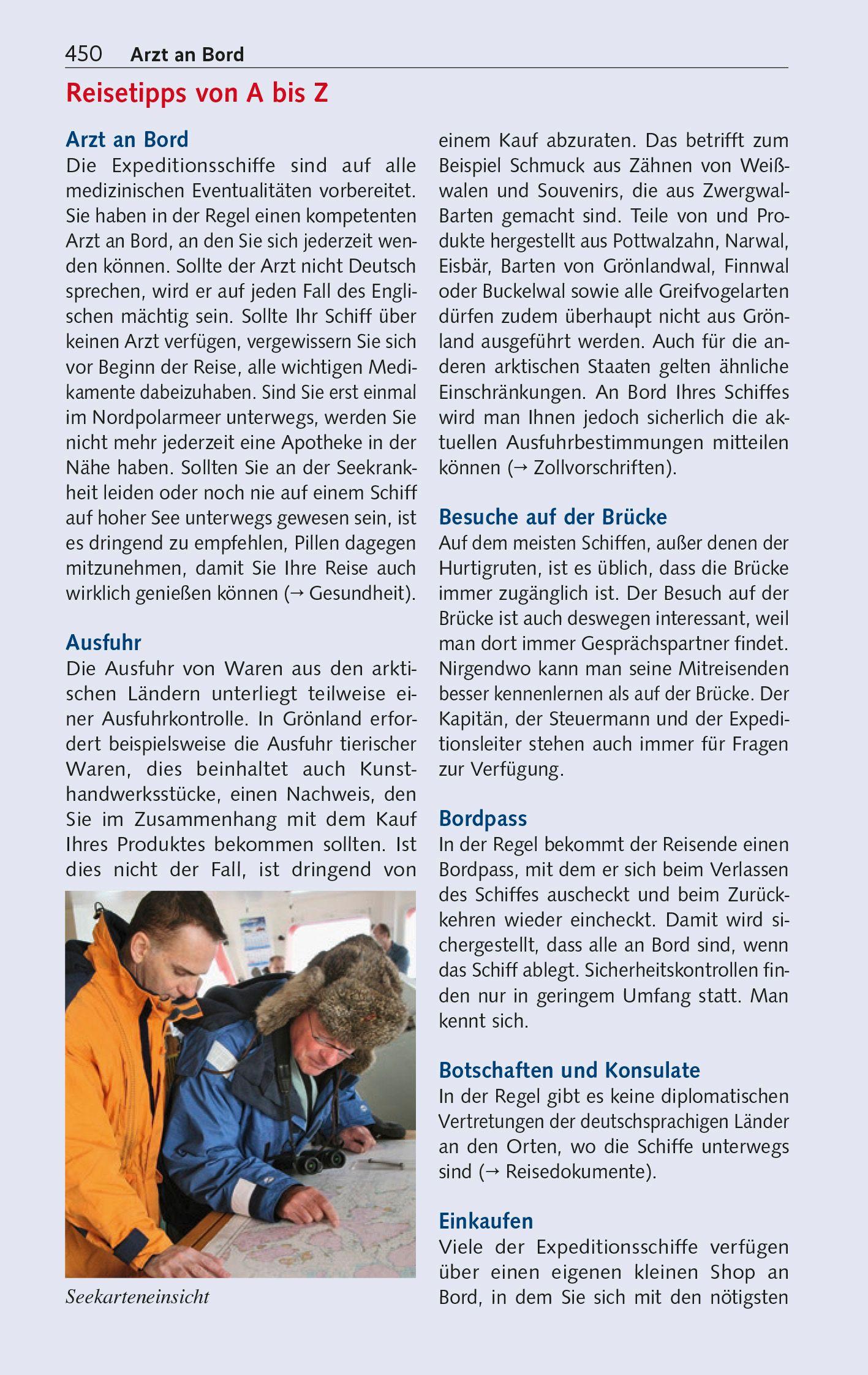 Beispielinhalt (Bild) TRESCHER Reiseführer Kreuzfahrten Nordmeer und Arktis