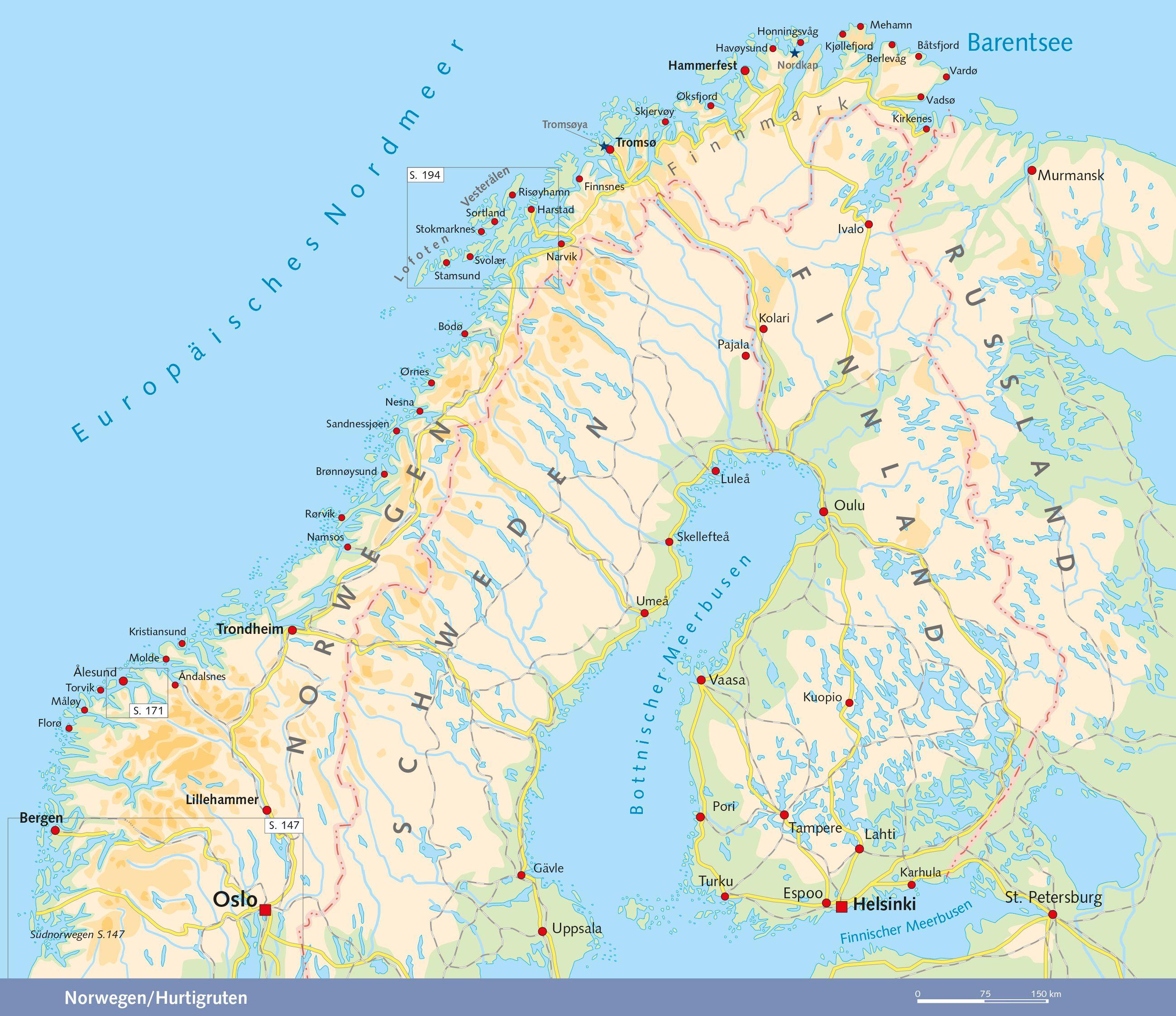 Beispielinhalt (Bild) TRESCHER Reiseführer Kreuzfahrten Nordmeer und Arktis
