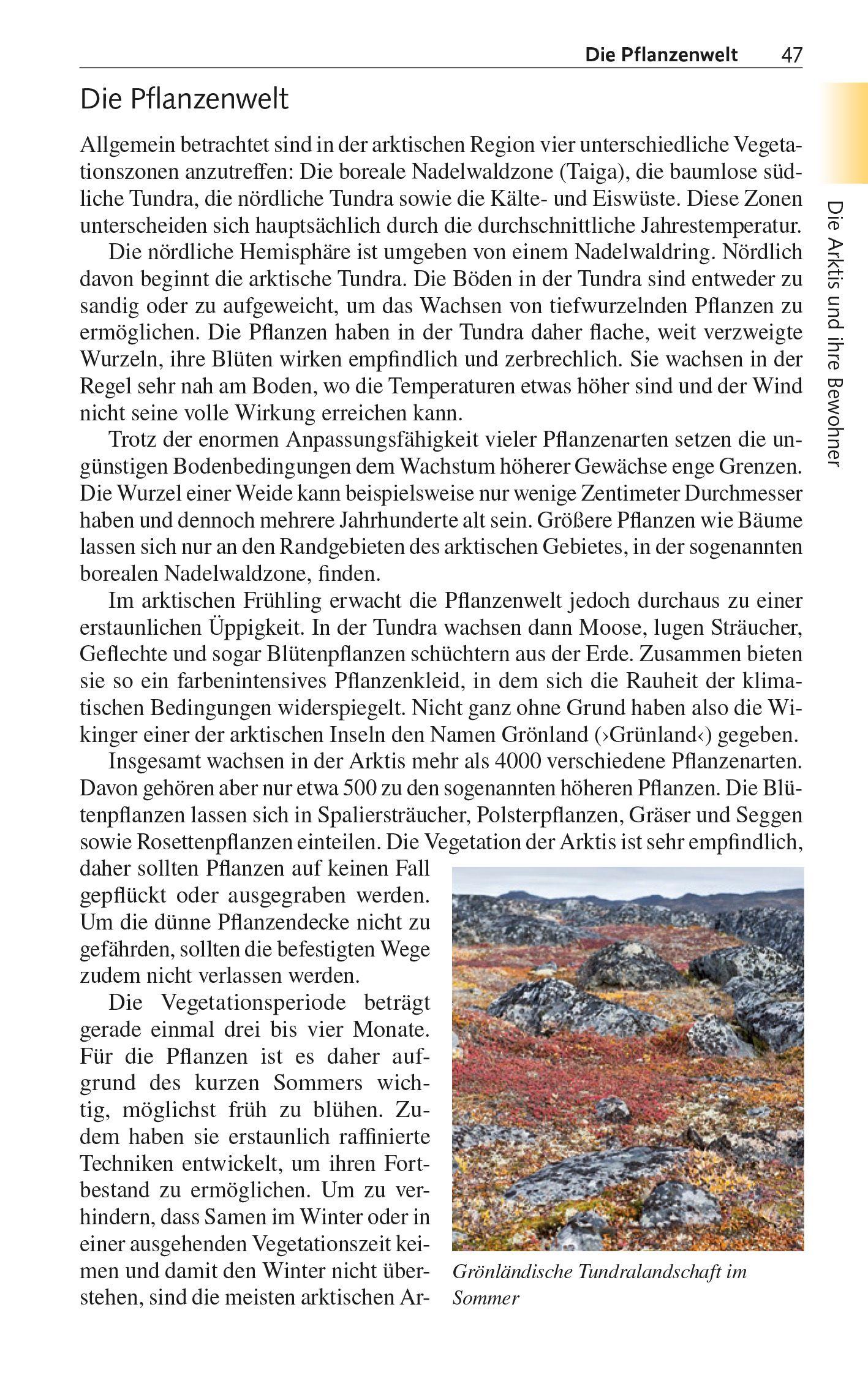 Beispielinhalt (Bild) TRESCHER Reiseführer Kreuzfahrten Nordmeer und Arktis