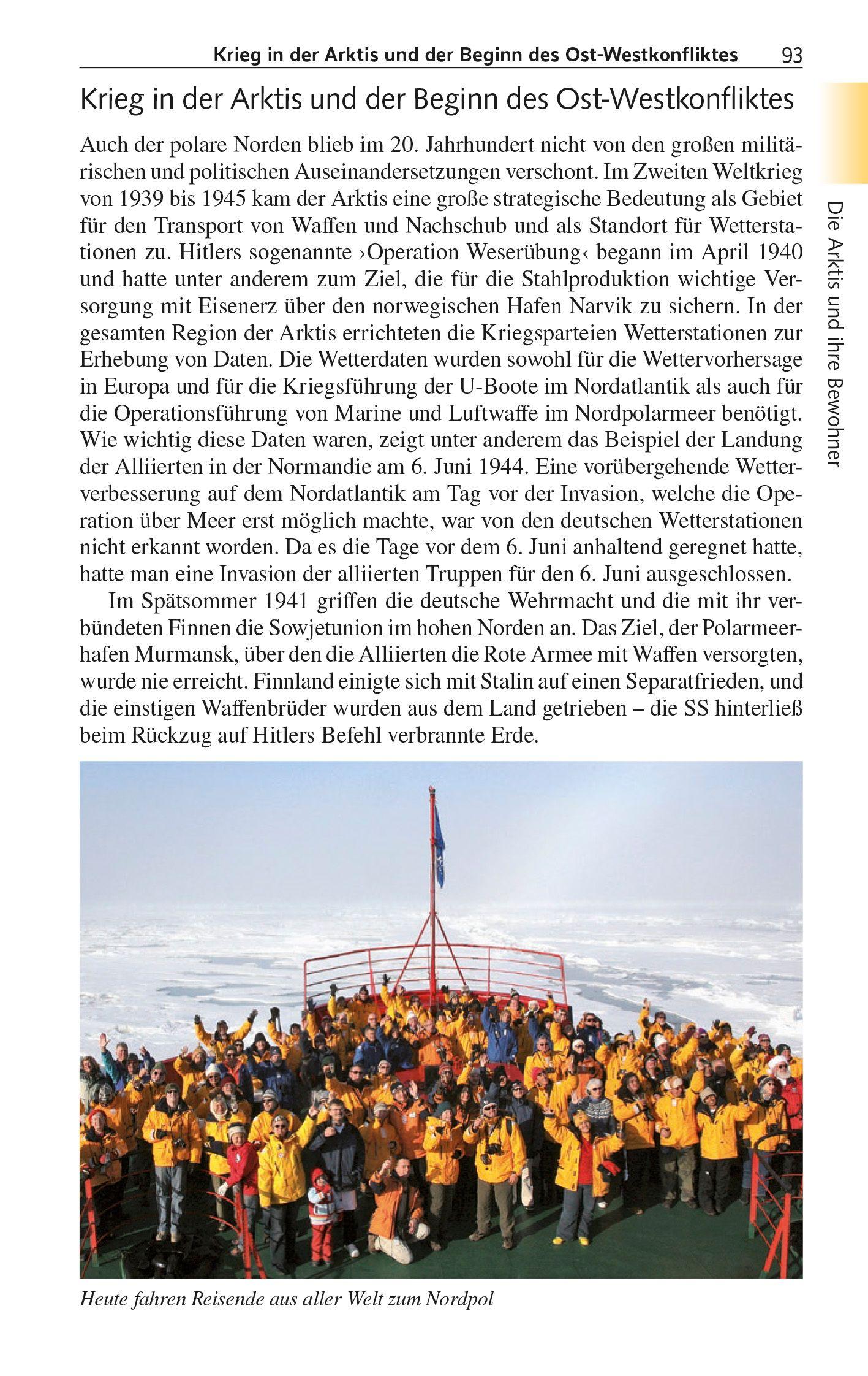 Beispielinhalt (Bild) TRESCHER Reiseführer Kreuzfahrten Nordmeer und Arktis