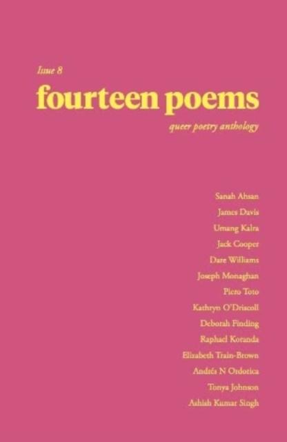 Vorderes Coverbild fourteen poems Issue 8: a queer poetry anthology