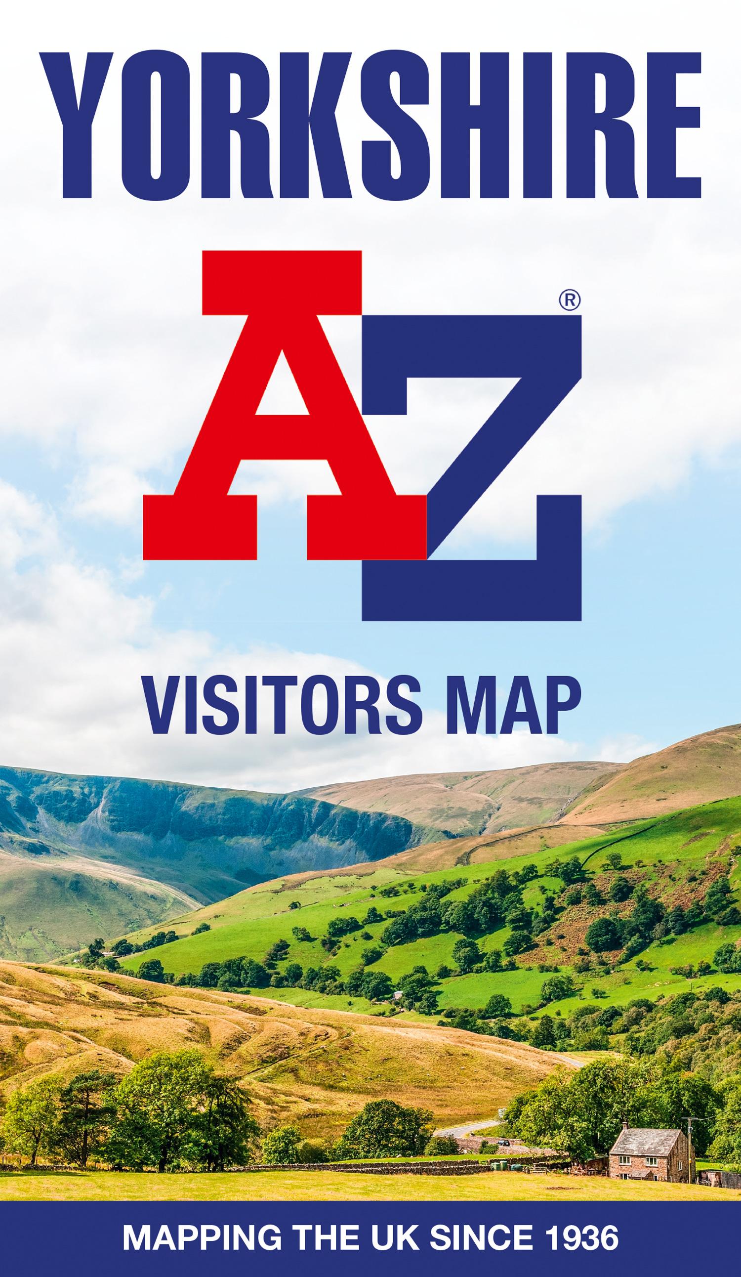 Vorderes Coverbild Yorkshire A-Z Visitors Map