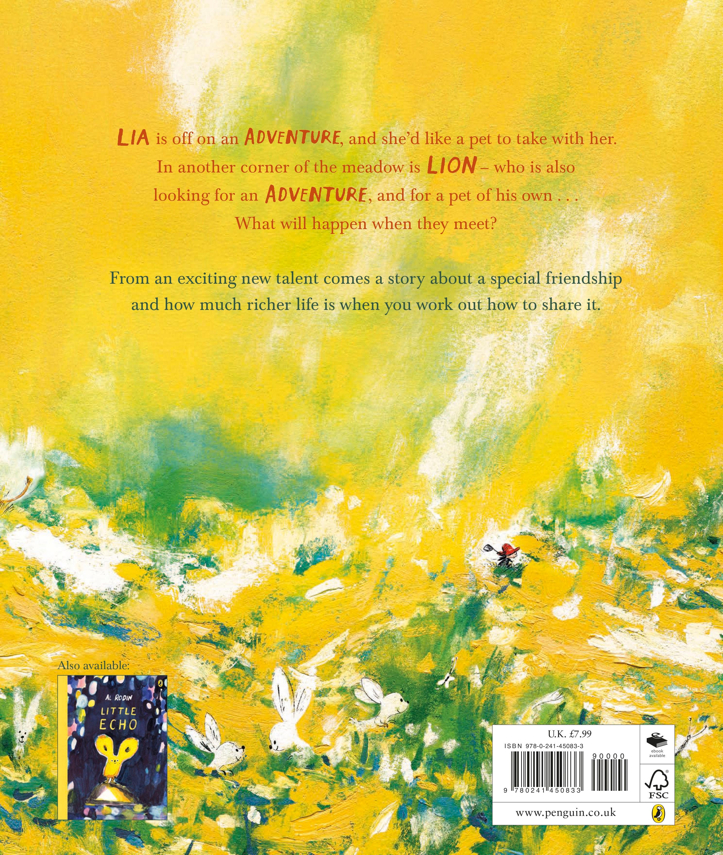 Rückseitencover An Adventure for Lia and Lion