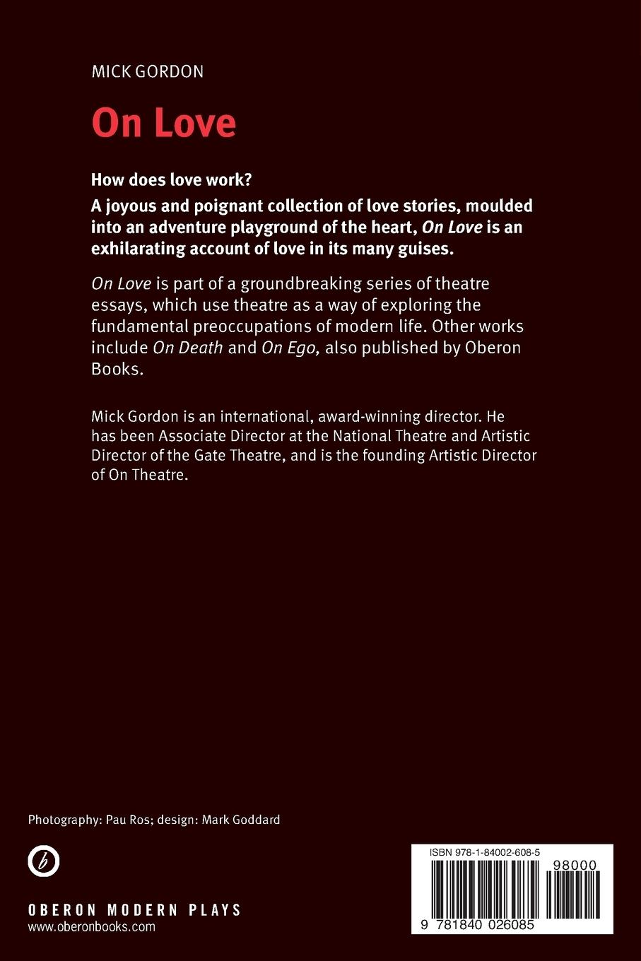 Rückseitencover On Love