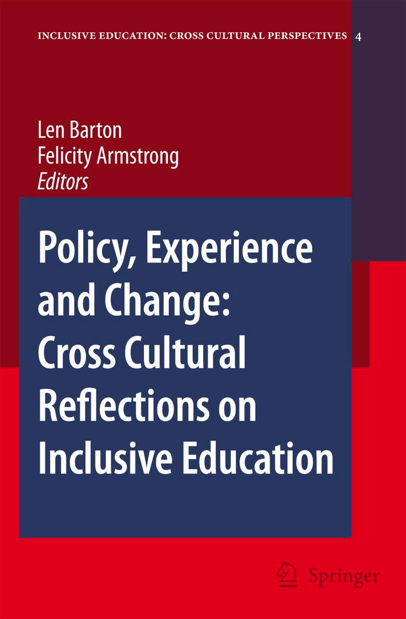 Vorderes Coverbild Policy, Experience and Change: Cross-Cultural Reflections on Inclusive Education