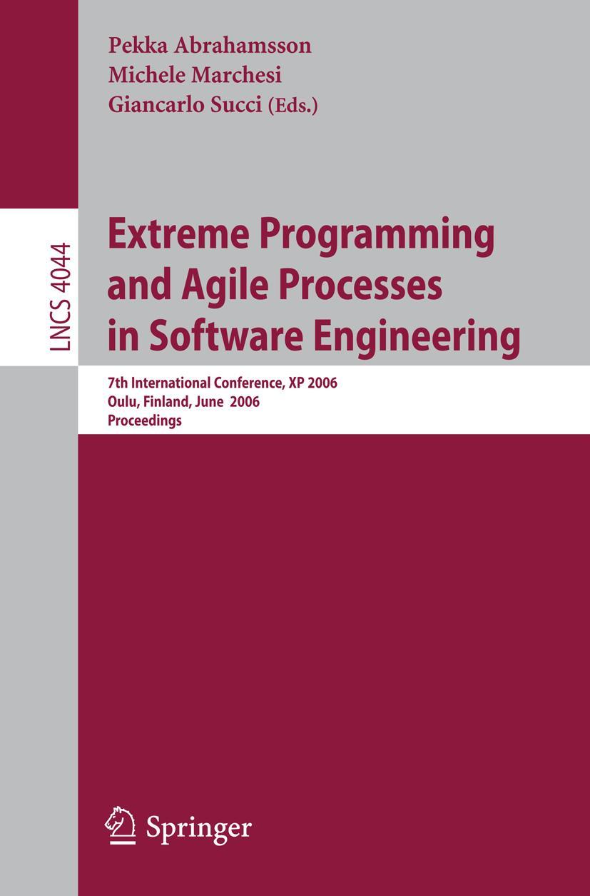 Vorderes Coverbild Extreme Programming and Agile Processes in Software Engineering