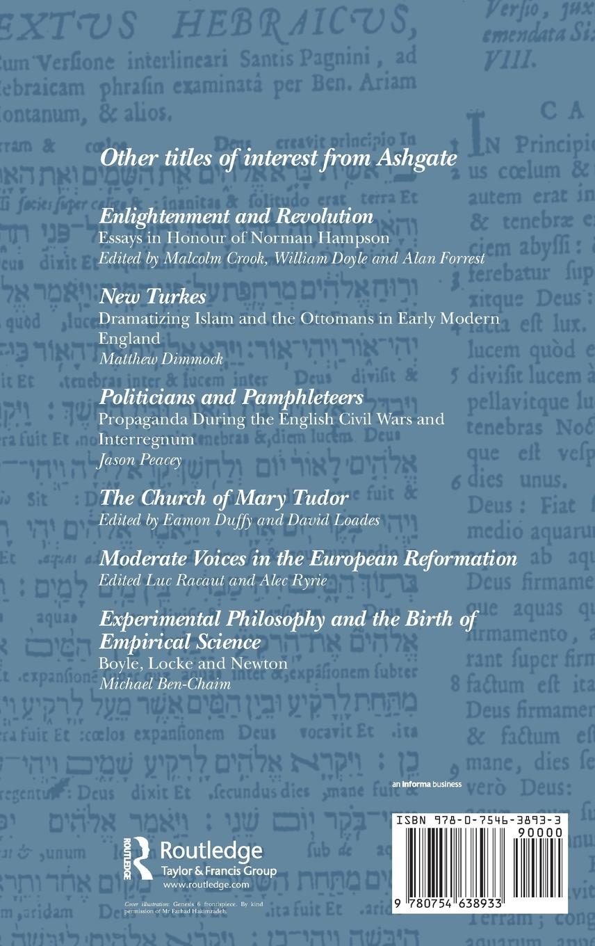 Rückseitencover Scripture and Scholarship in Early Modern England