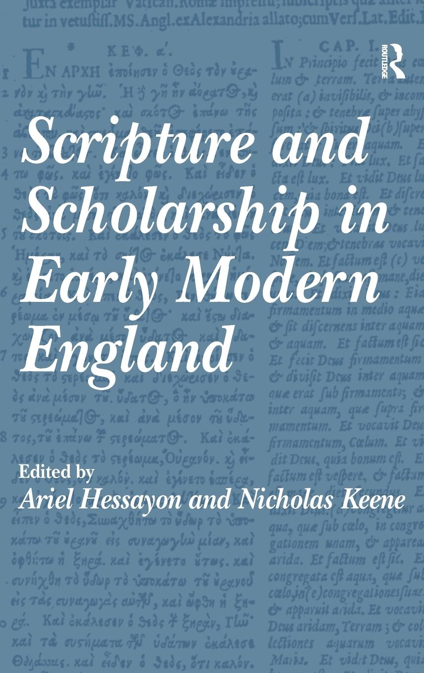 Vorderes Coverbild Scripture and Scholarship in Early Modern England