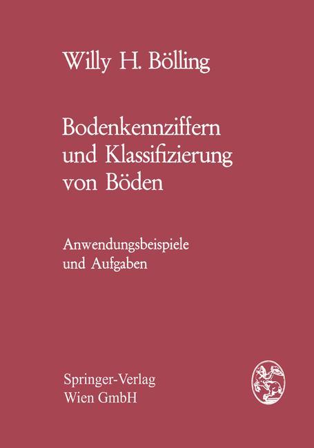 Vorderes Coverbild Bodenkennziffern und Klassifizierung von Böden