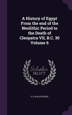 Vorderes Coverbild A History of Egypt From the end of the Neolithic Period to the Death of Cleopatra VII, B.C. 30 Volume 6
