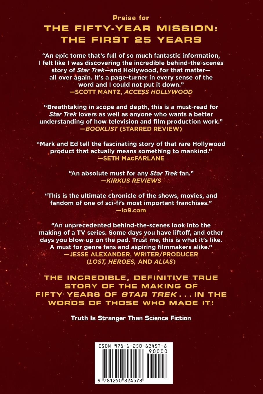 Rückseitencover Fifty-Year Mission