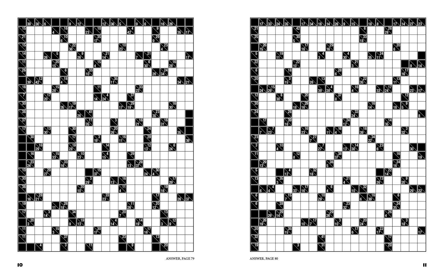 Beispielinhalt (Bild) Colossal Kakuro: 72 Titanically Tricky Puzzles