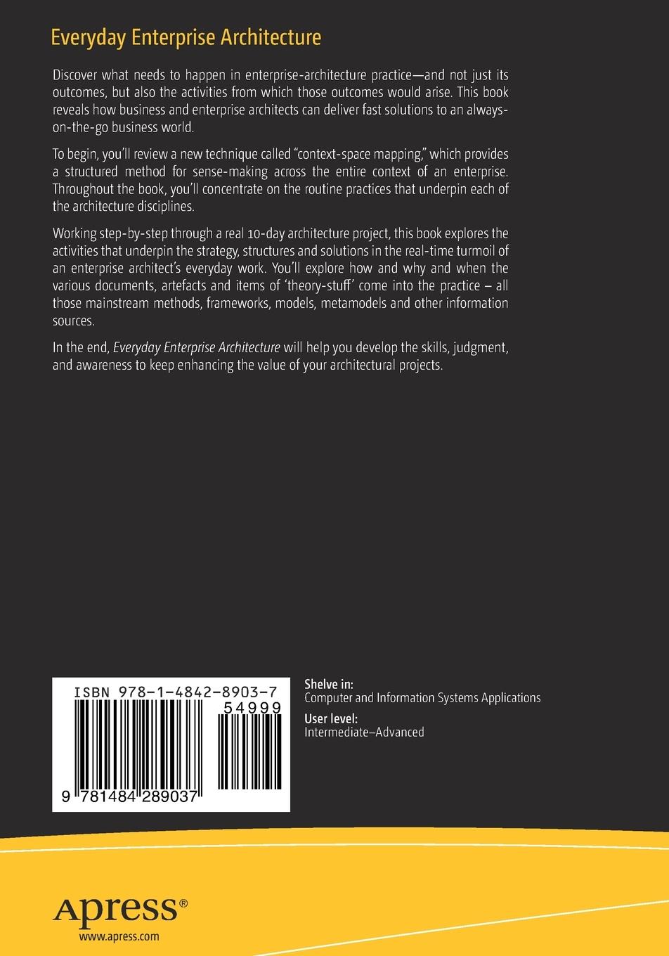 Rückseitencover Everyday Enterprise Architecture