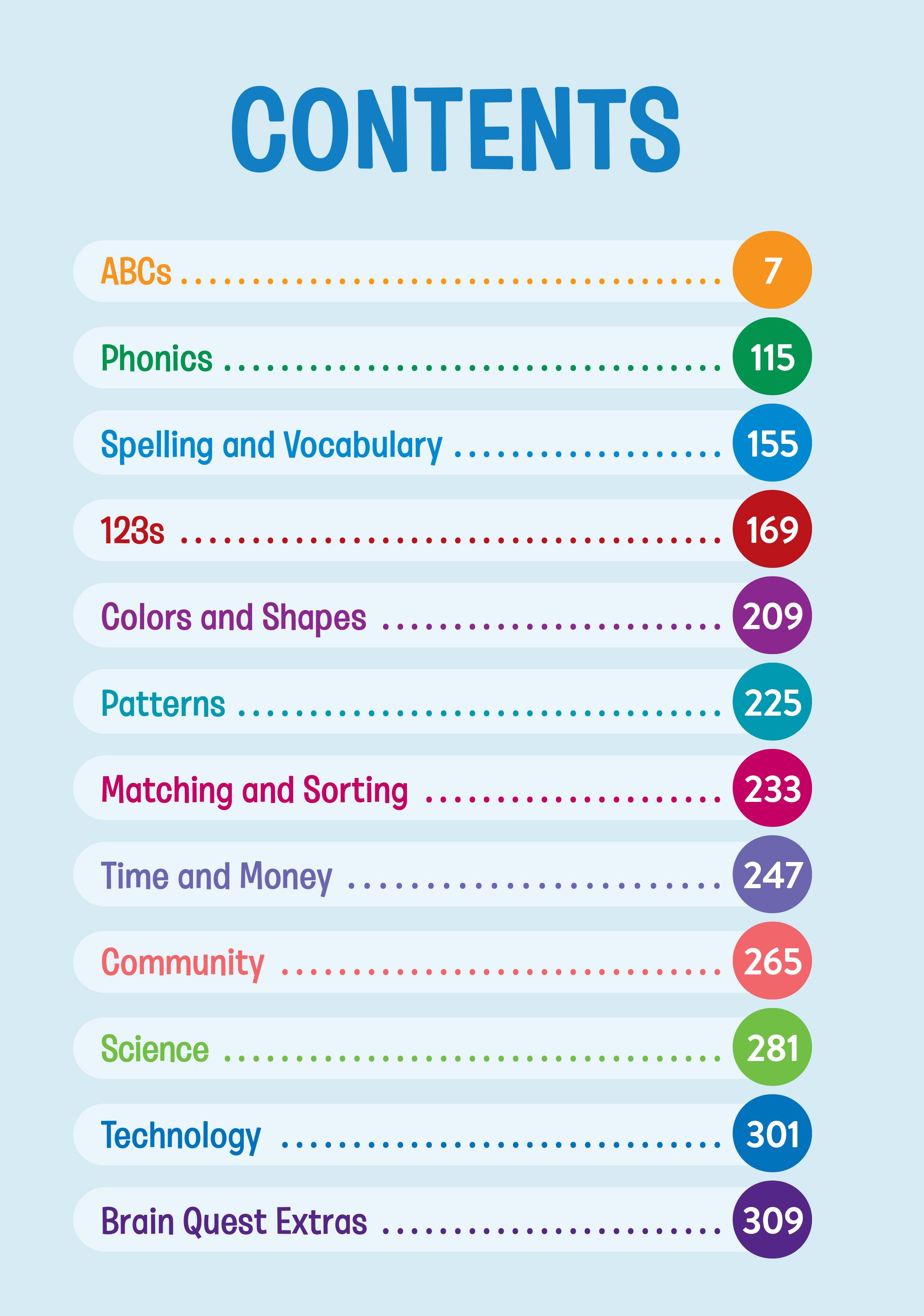 Beispielinhalt (Bild) Brain Quest Workbook: Kindergarten Revised Edition
