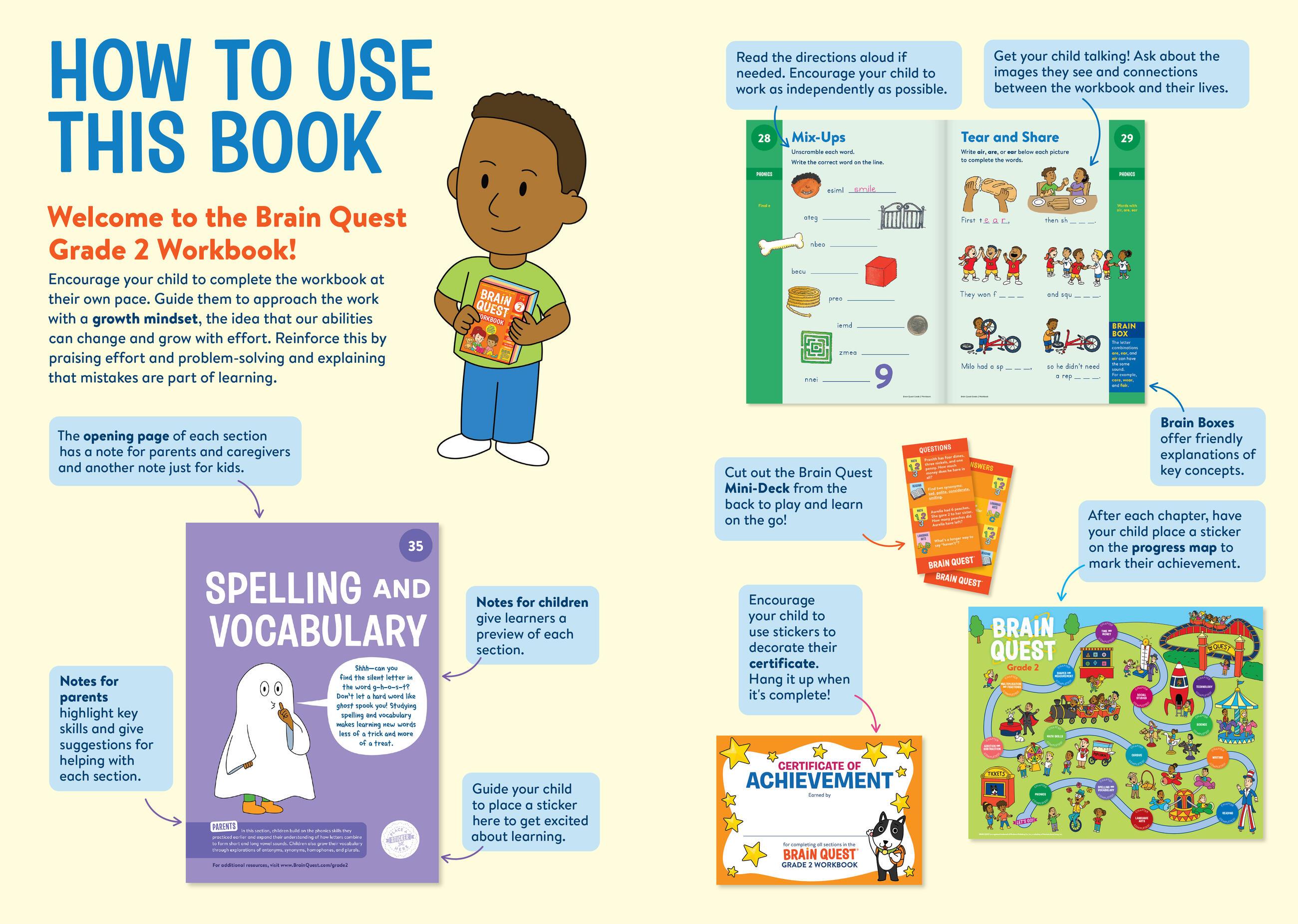 Beispielinhalt (Bild) Brain Quest Workbook: 2nd Grade Revised Edition