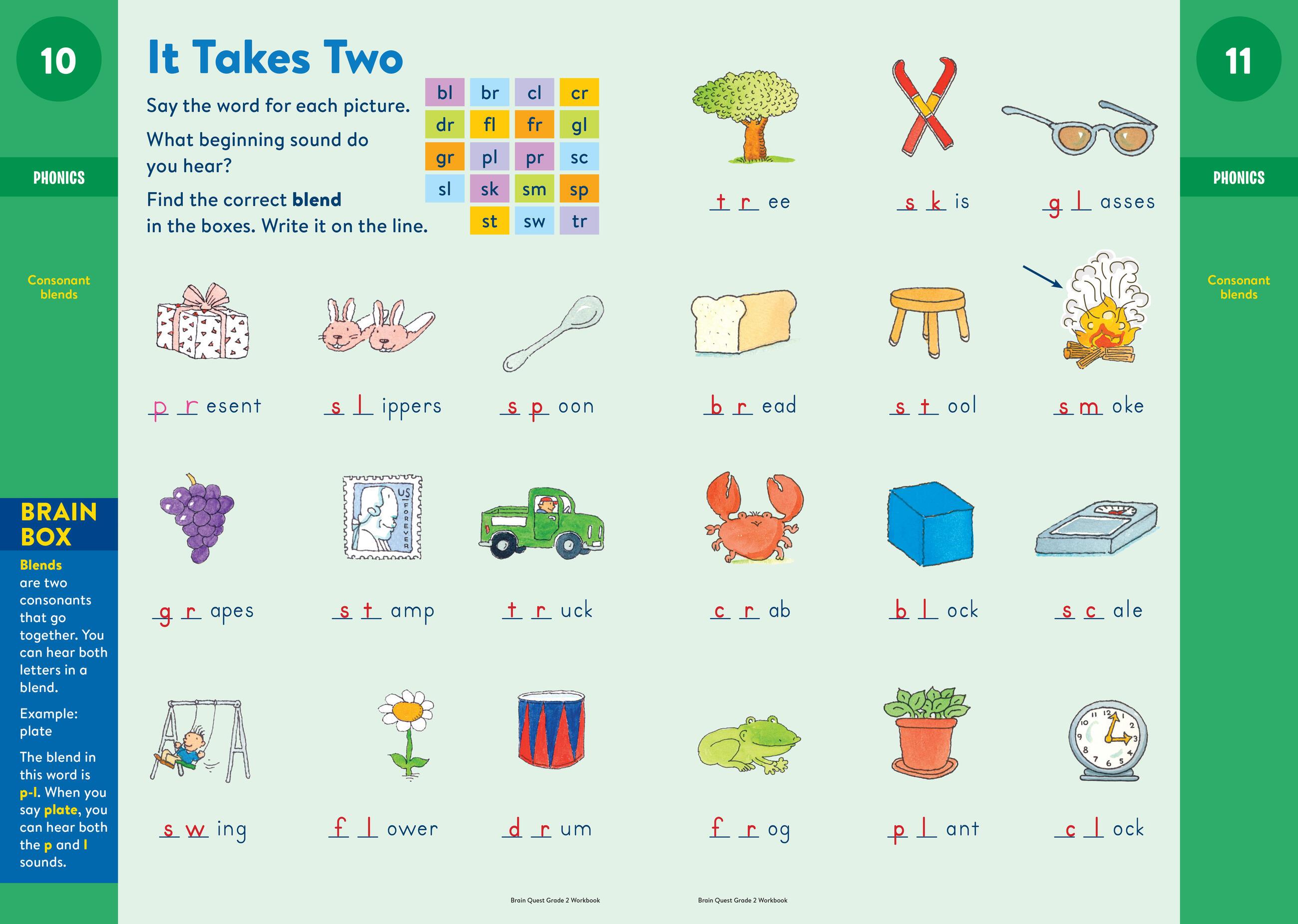 Beispielinhalt (Bild) Brain Quest Workbook: 2nd Grade Revised Edition