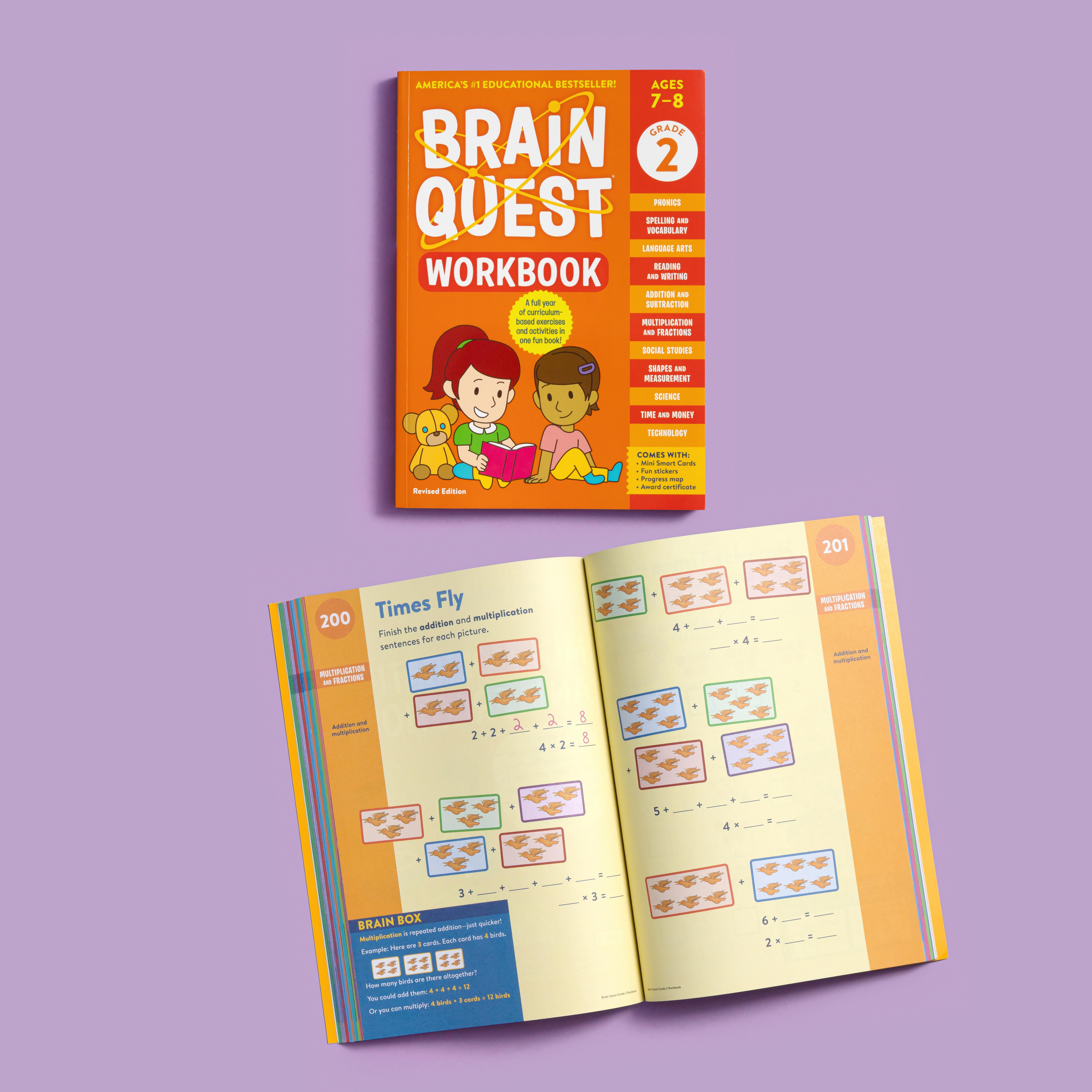 Beispielinhalt (Bild) Brain Quest Workbook: 2nd Grade Revised Edition