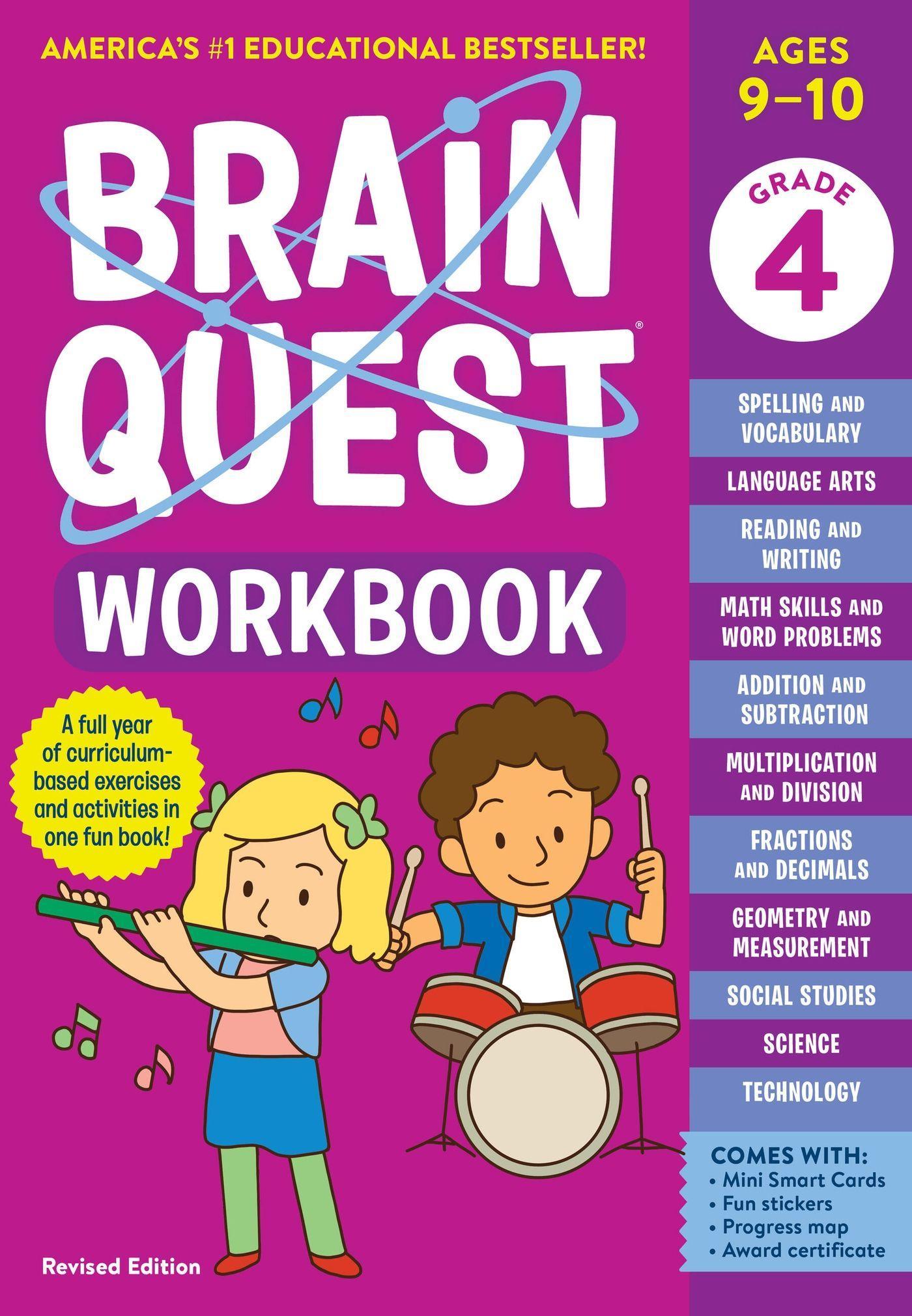 Vorderes Coverbild Brain Quest Workbook: 4th Grade Revised Edition