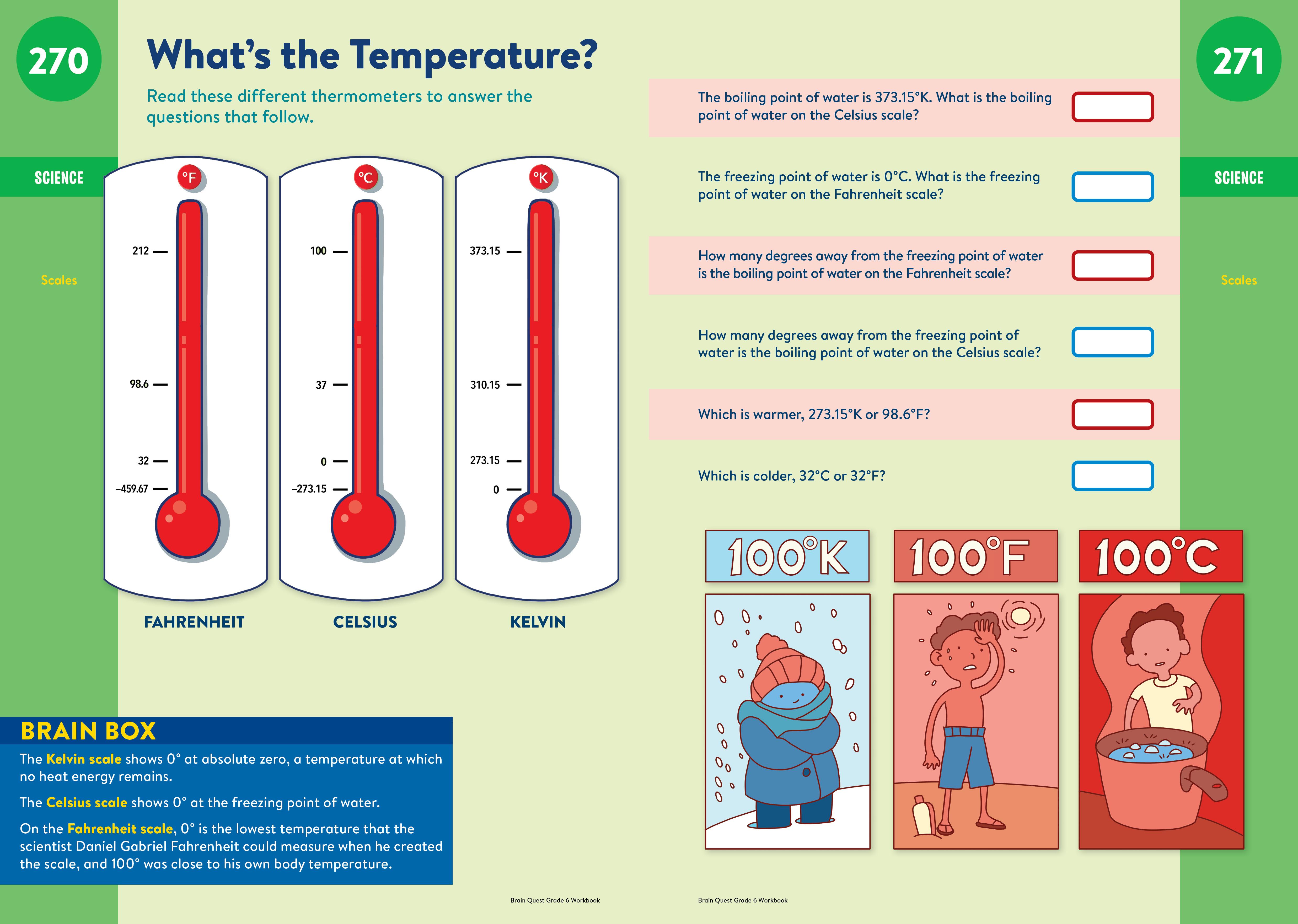 Beispielinhalt (Bild) Brain Quest Workbook: 6th Grade Revised Edition