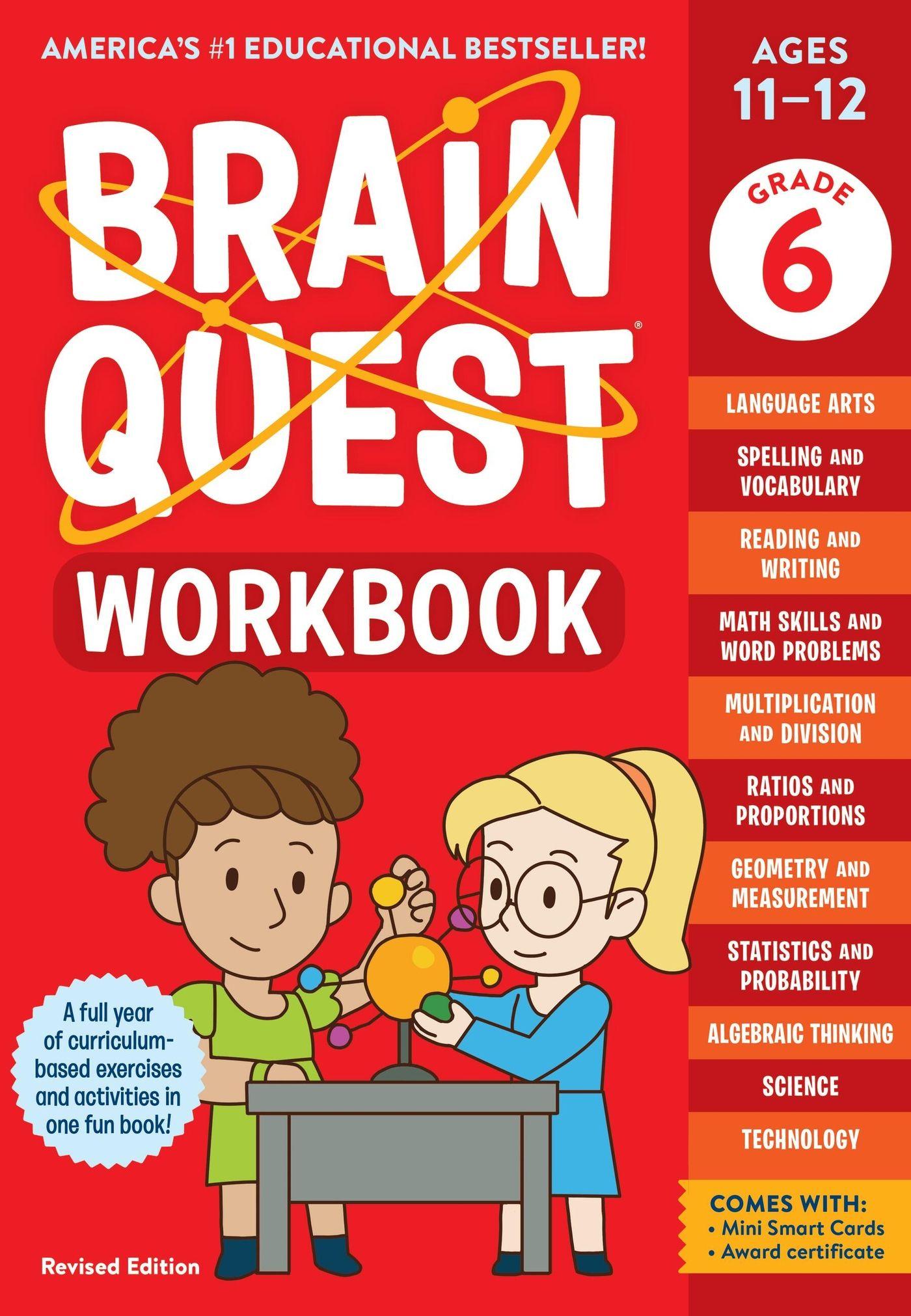 Vorderes Coverbild Brain Quest Workbook: 6th Grade Revised Edition