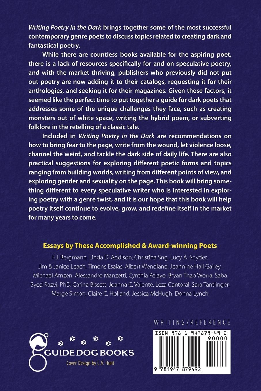 Rückseitencover Writing Poetry in the Dark