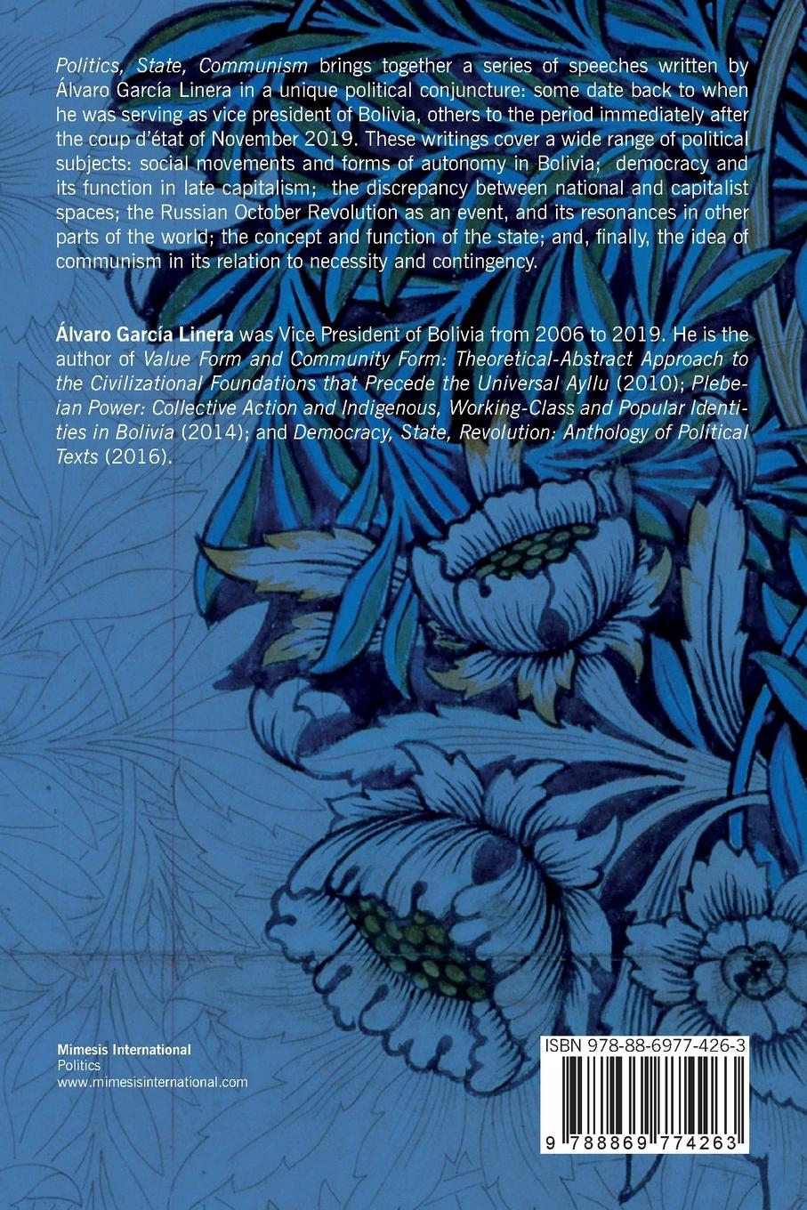 Rückseitencover Politics, State, Communism