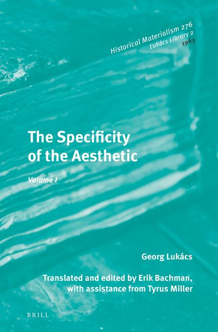 Vorderes Coverbild The Specificity of the Aesthetic, Volume 1