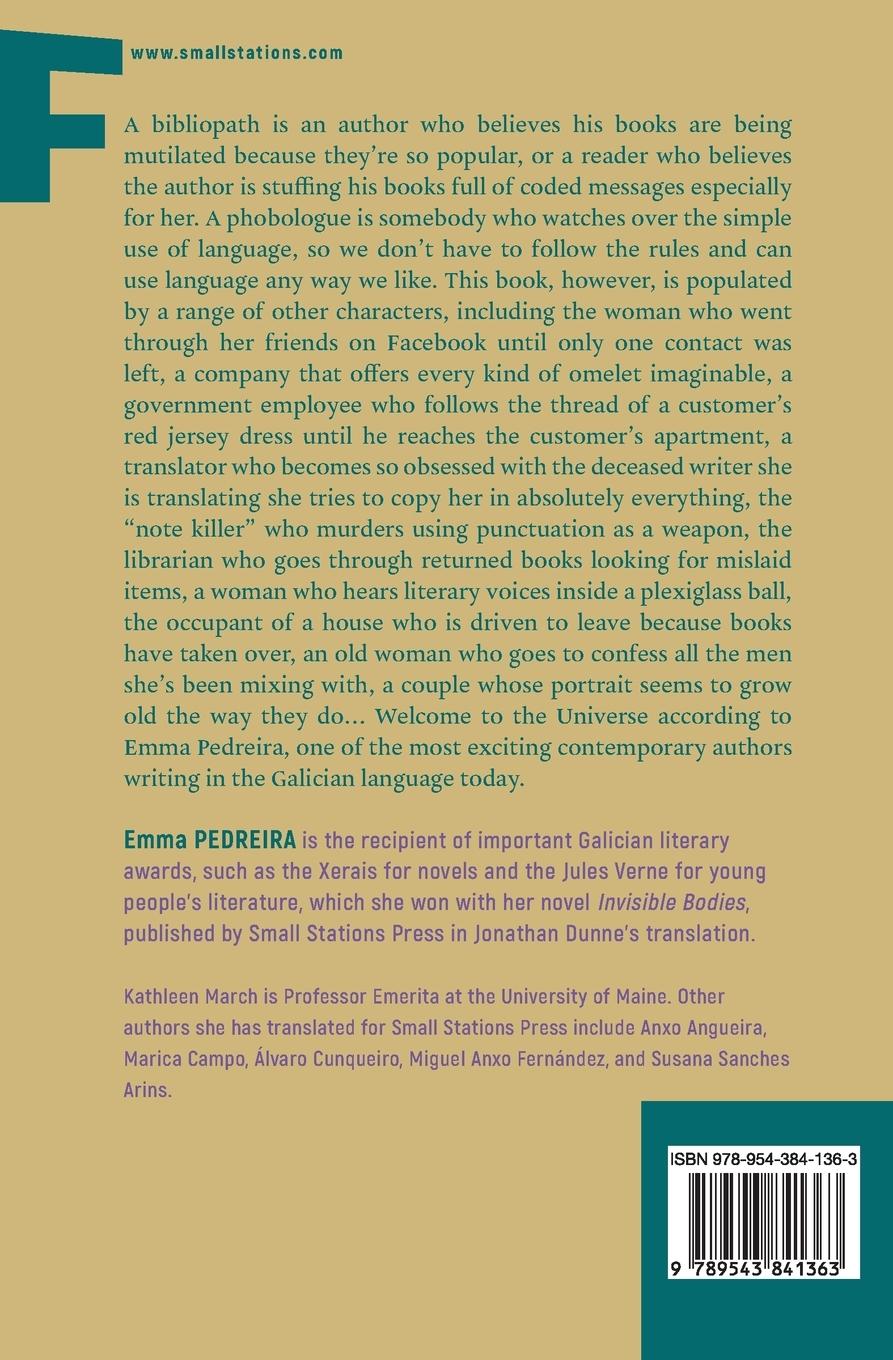 Rückseitencover Bibliopaths and Phobologues