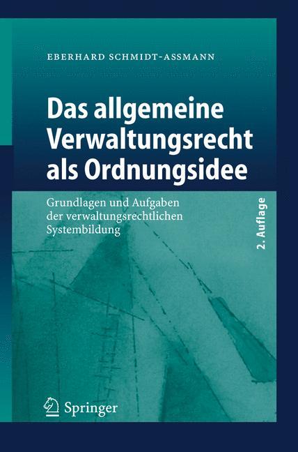 Vorderes Coverbild Das allgemeine Verwaltungsrecht als Ordnungsidee