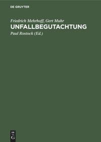 Vorderes Coverbild Unfallbegutachtung