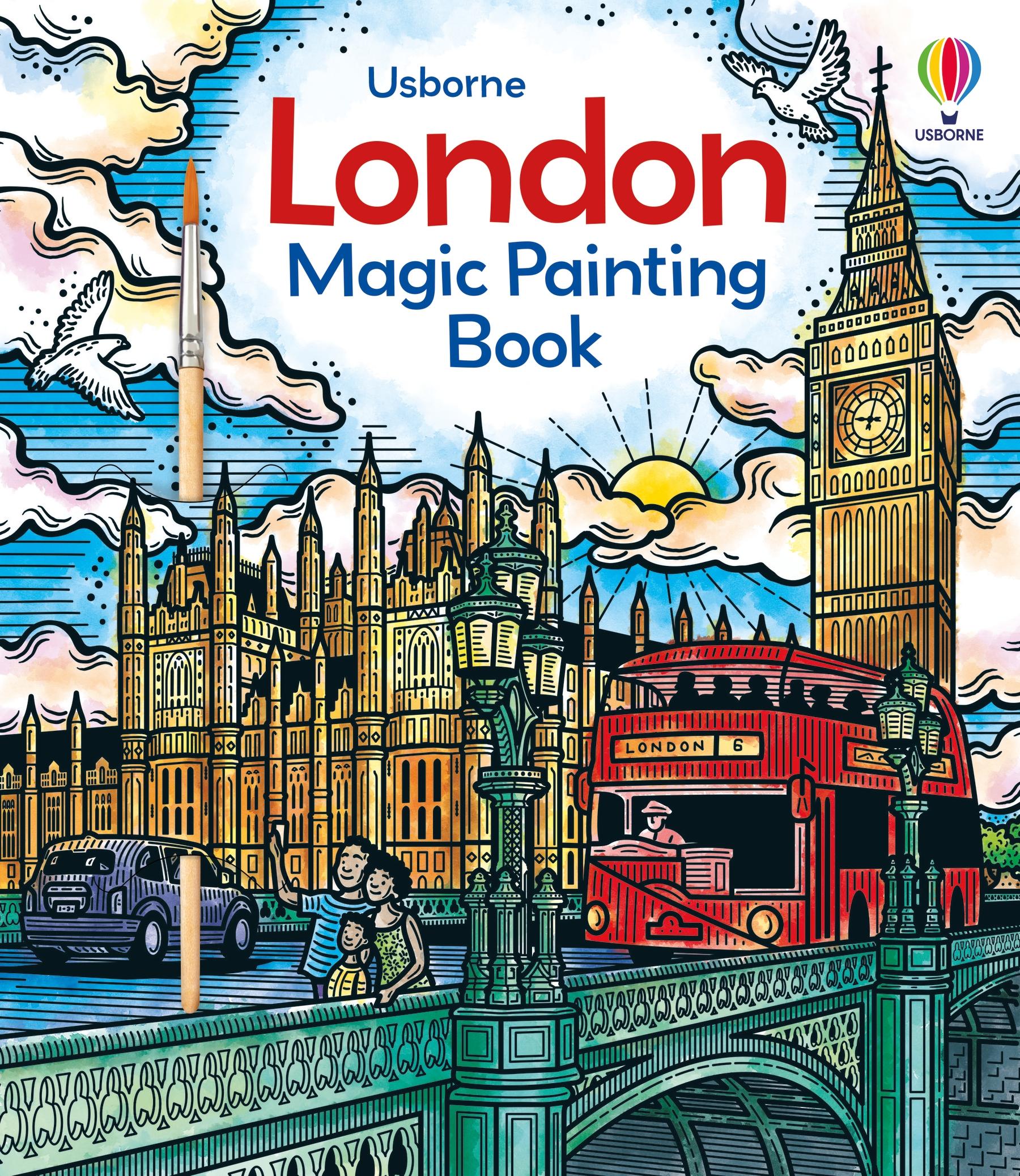 Vorderes Coverbild London Magic Painting Book