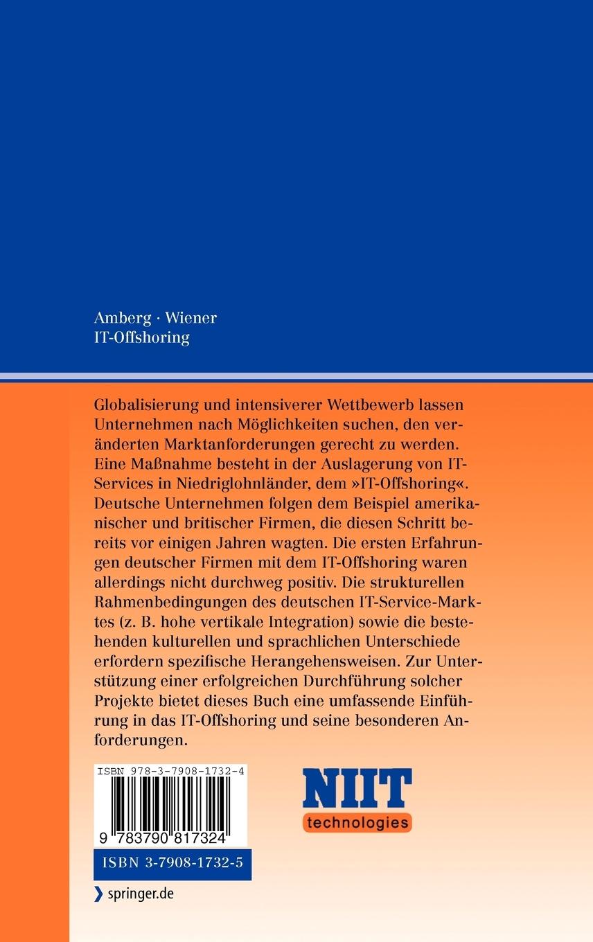 Rückseitencover IT-Offshoring