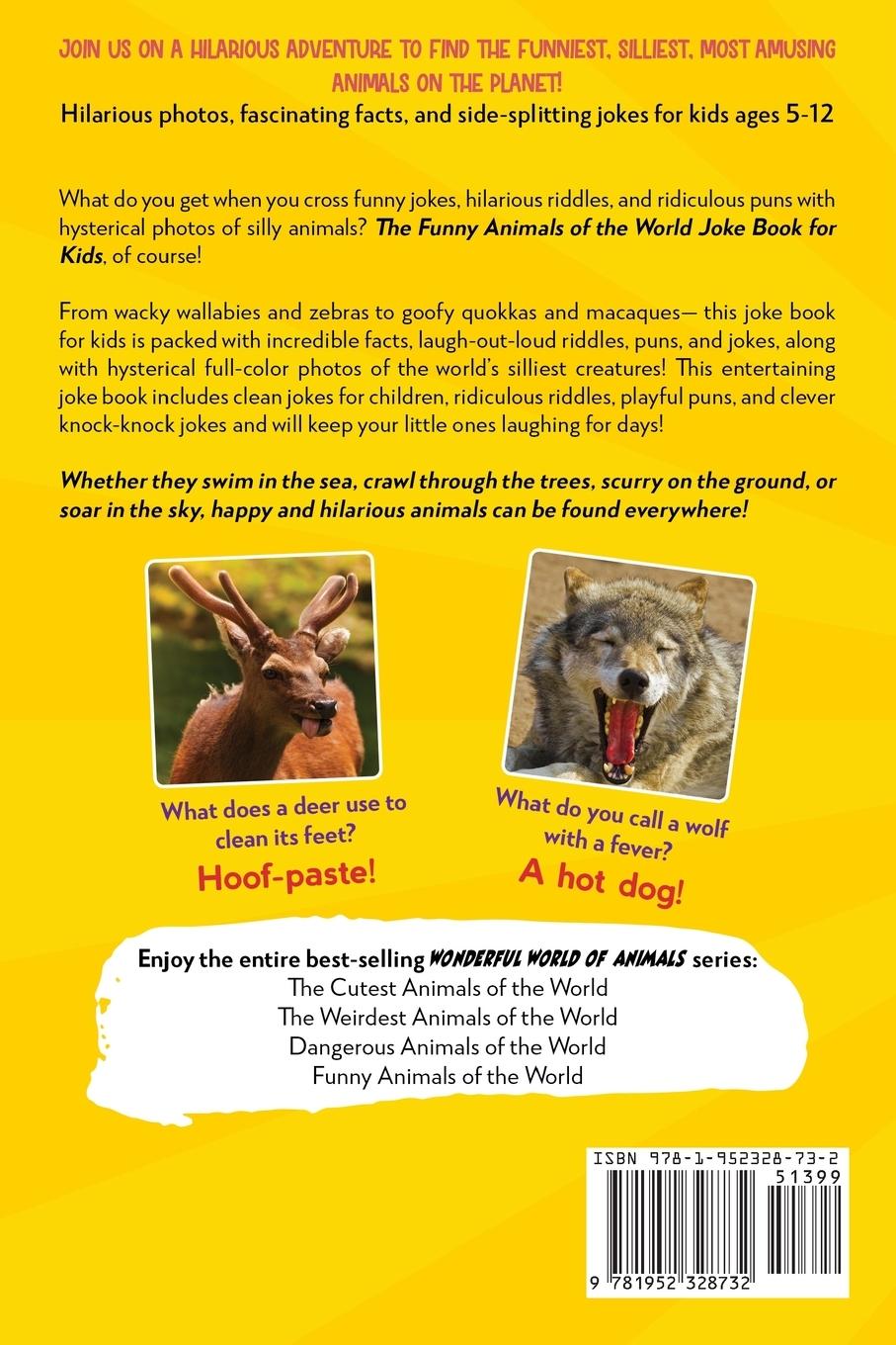 Rückseitencover Funny Animals of the World Joke Book for Kids
