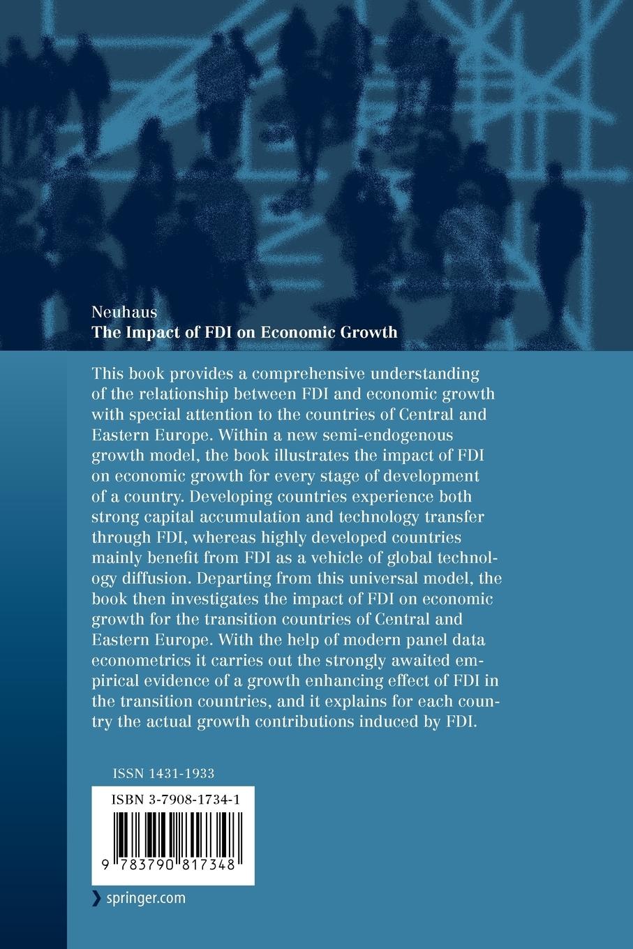 Rückseitencover The Impact of FDI on Economic Growth