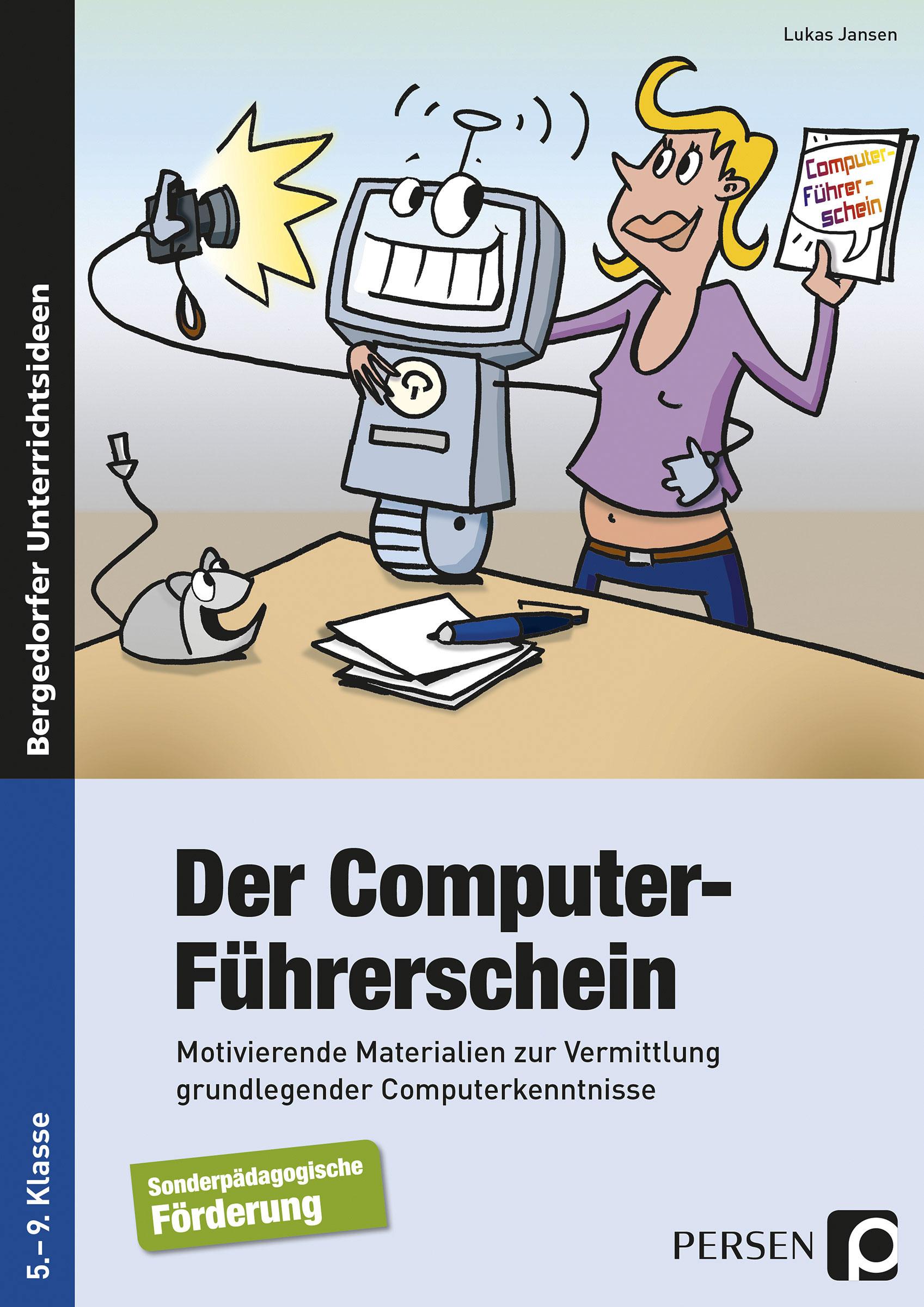 Vorderes Coverbild Der Computer-Führerschein - SoPäd Förderung