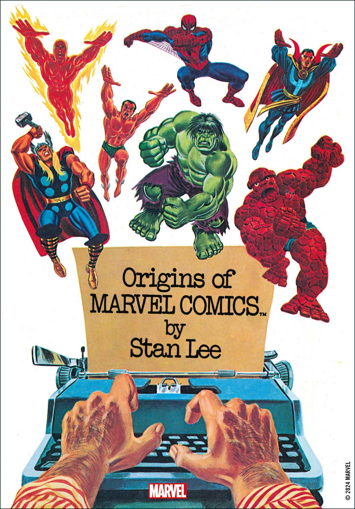 Vorderes Coverbild Origins of Marvel Comics