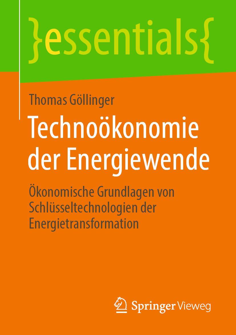 Vorderes Coverbild Technoökonomie der Energiewende