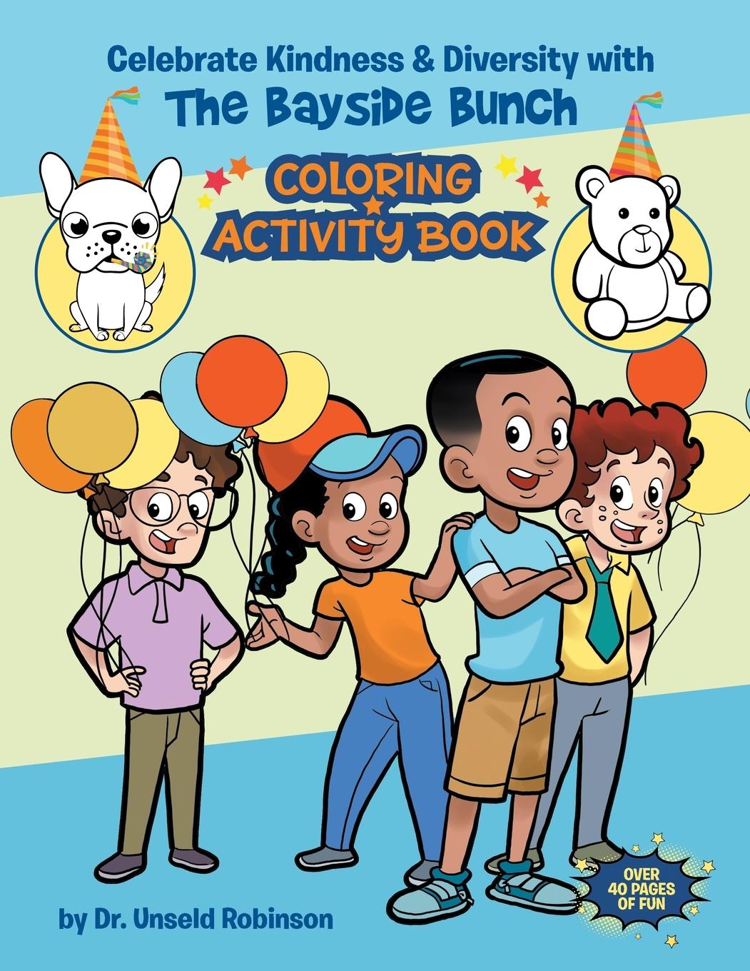 Vorderes Coverbild Celebrate Kindness & Diversity with The Bayside Bunch Coloring & Activity Book