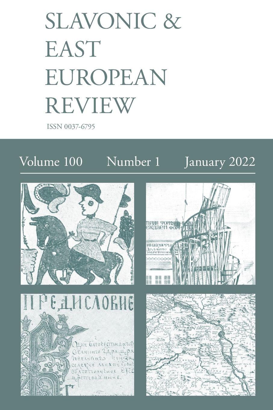 Vorderes Coverbild Slavonic & East European Review (100